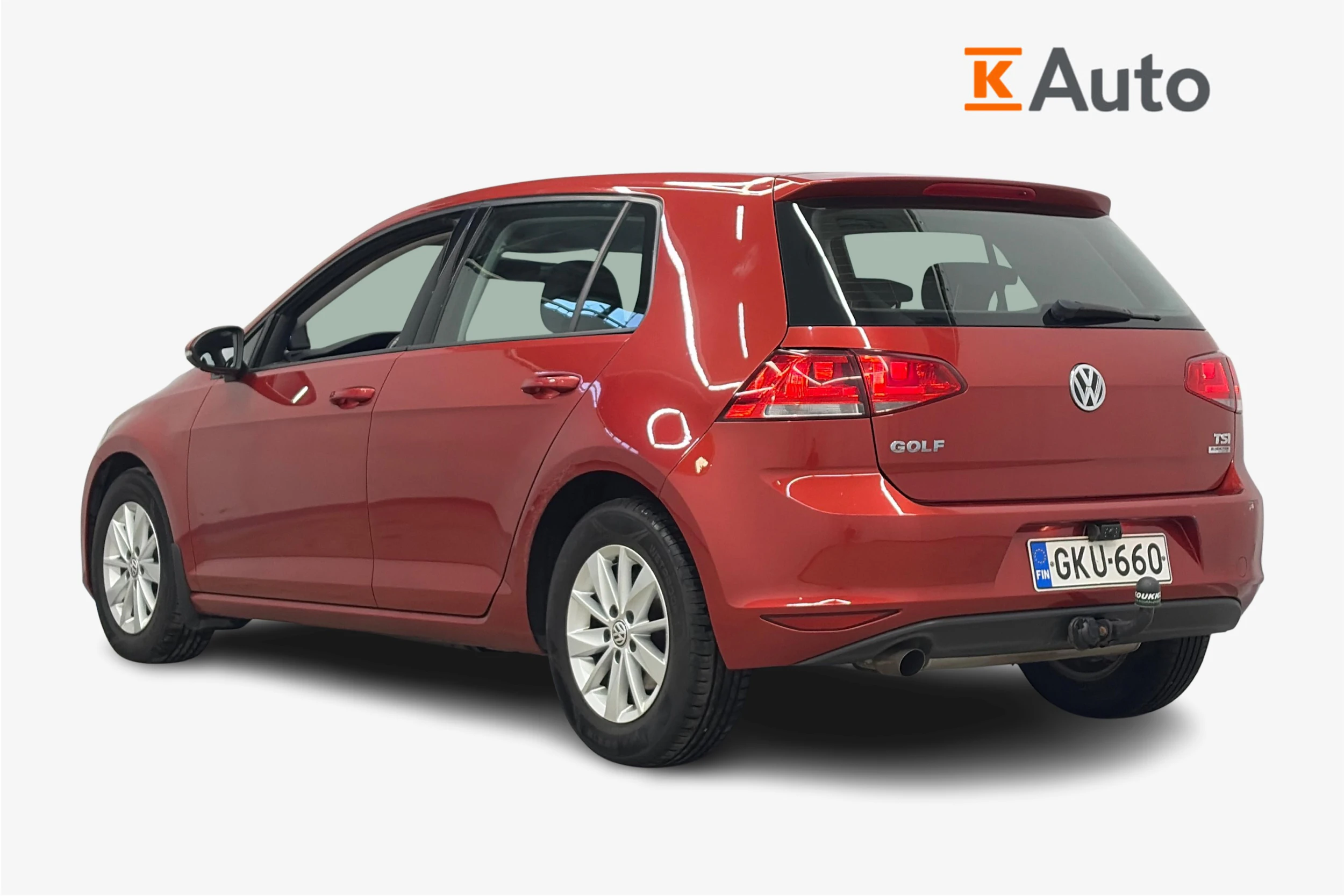 punainen Volkswagen Golf 2013 kuva 2.