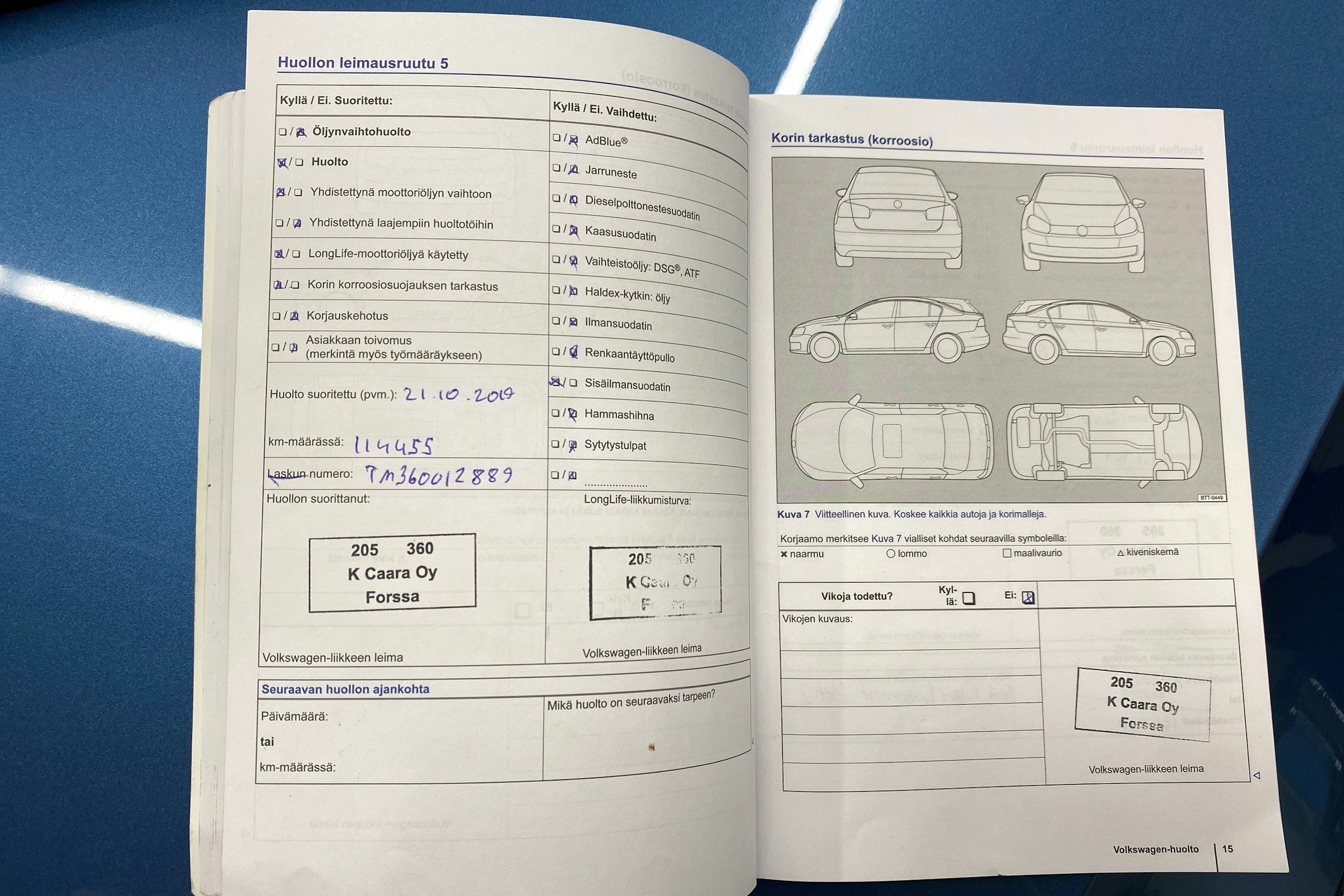sininen Volkswagen Golf 2013 kuva 27.