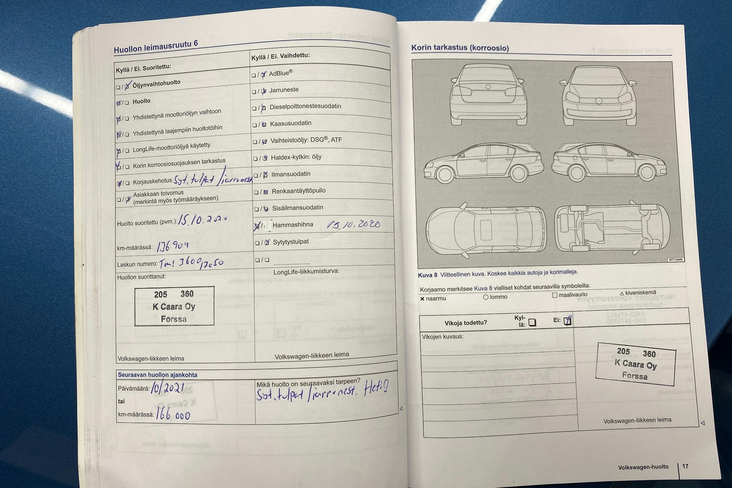 sininen Volkswagen Golf 2013 kuva 28.