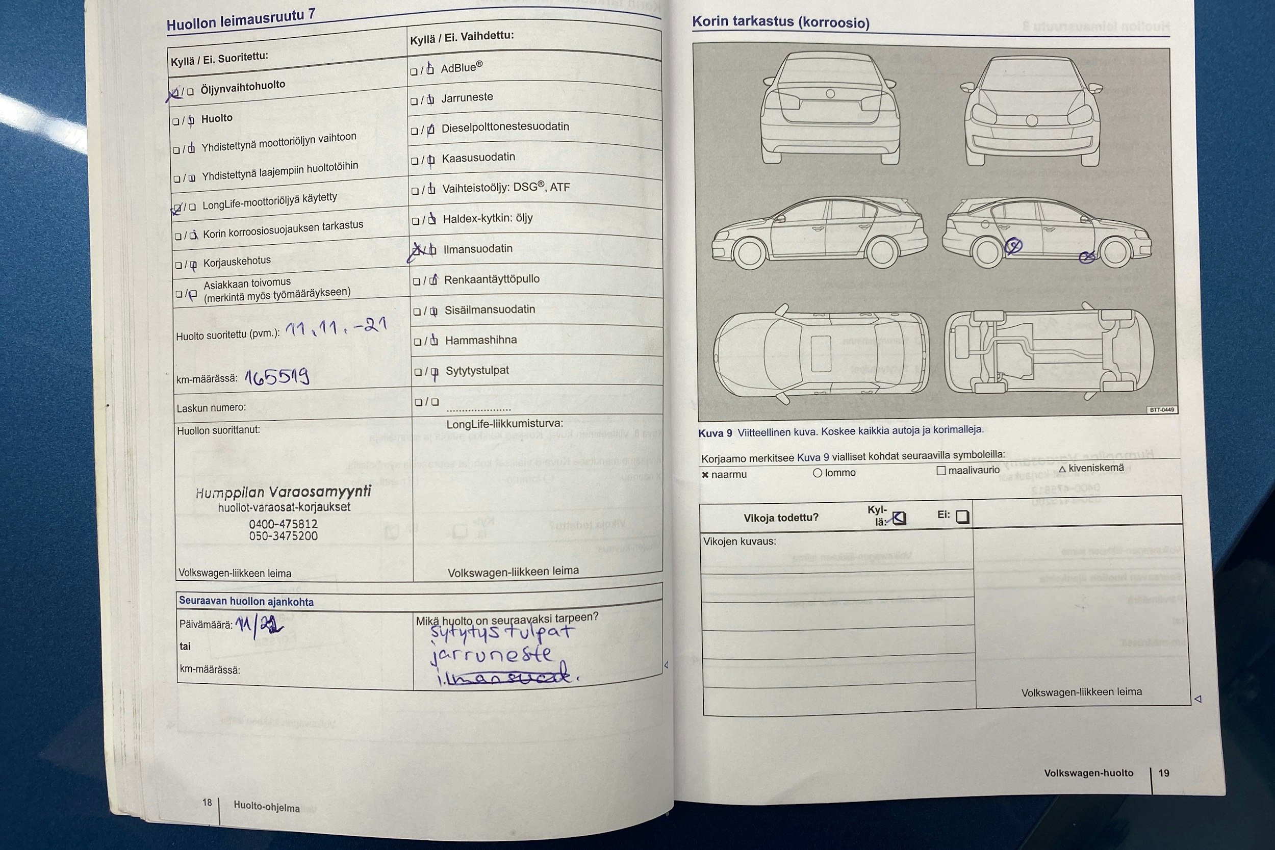 sininen Volkswagen Golf 2013 kuva 29.