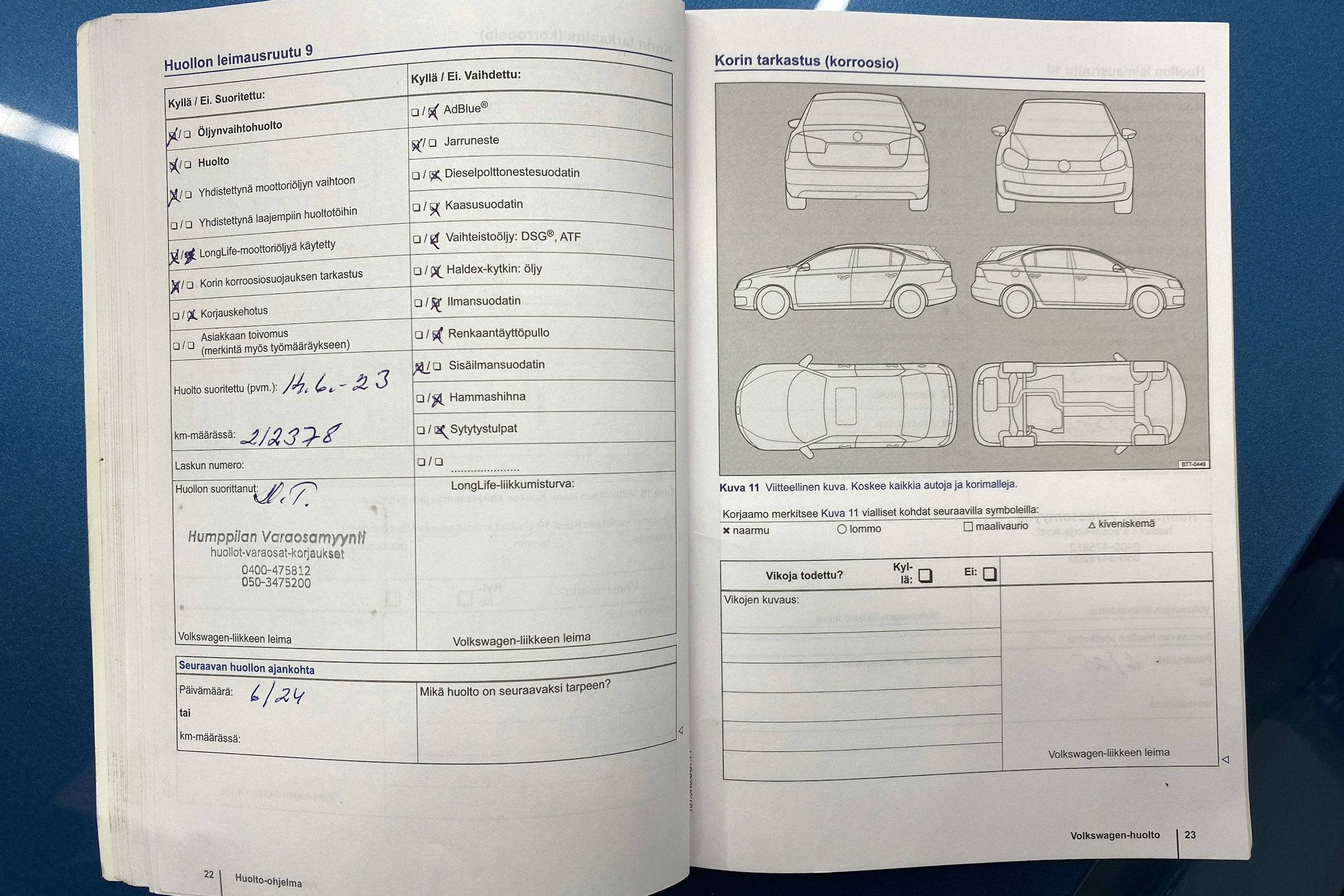 sininen Volkswagen Golf 2013 kuva 31.