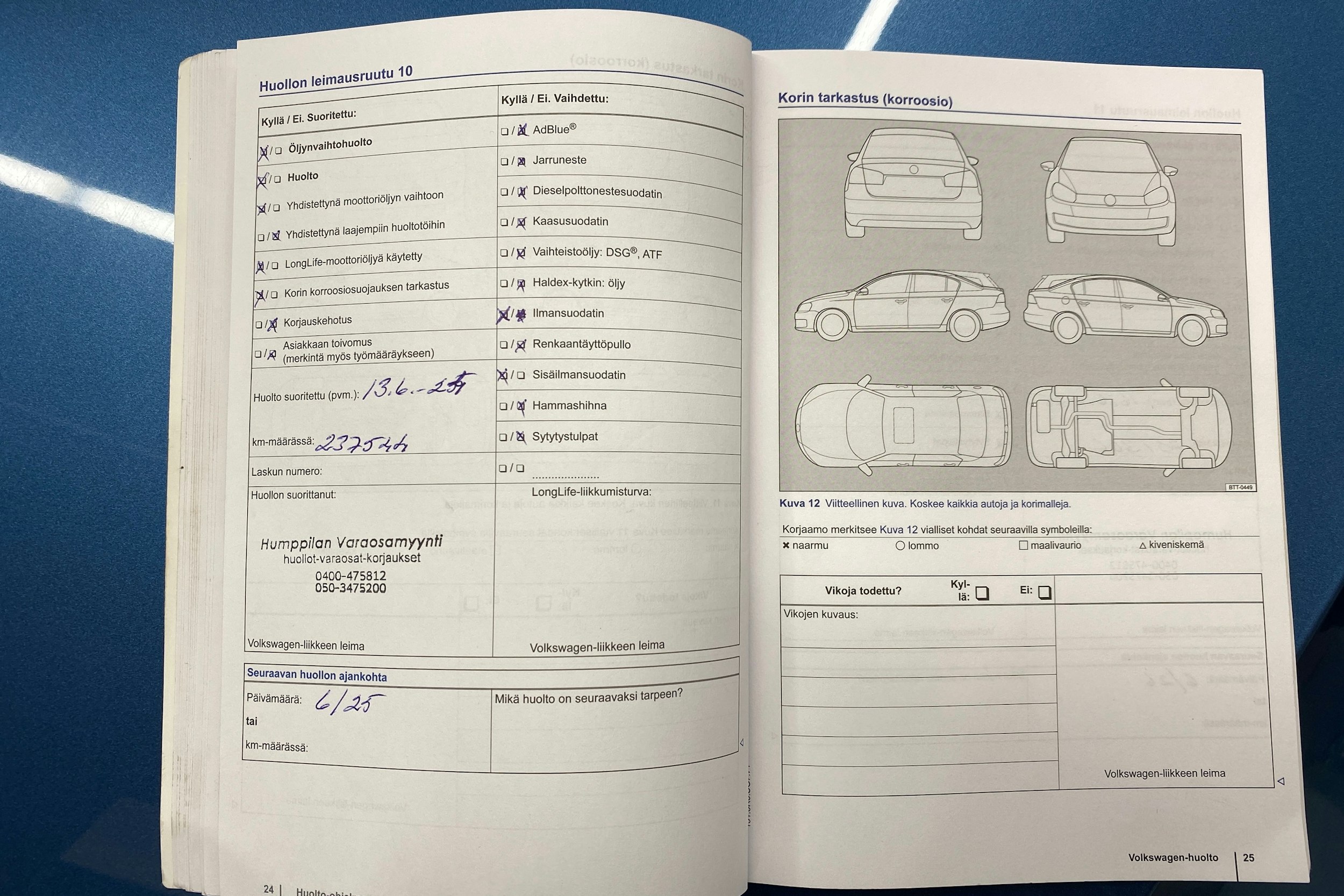 sininen Volkswagen Golf 2013 kuva 32.