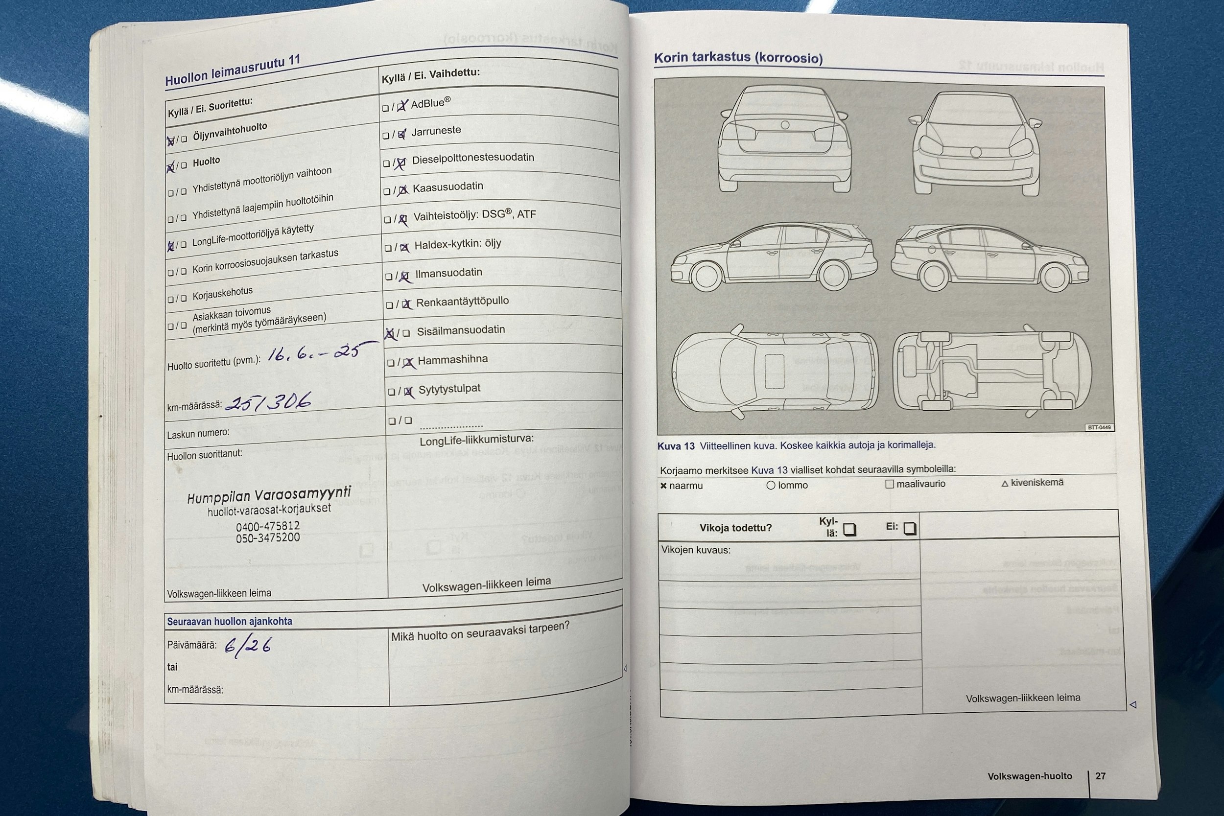 sininen Volkswagen Golf 2013 kuva 33.