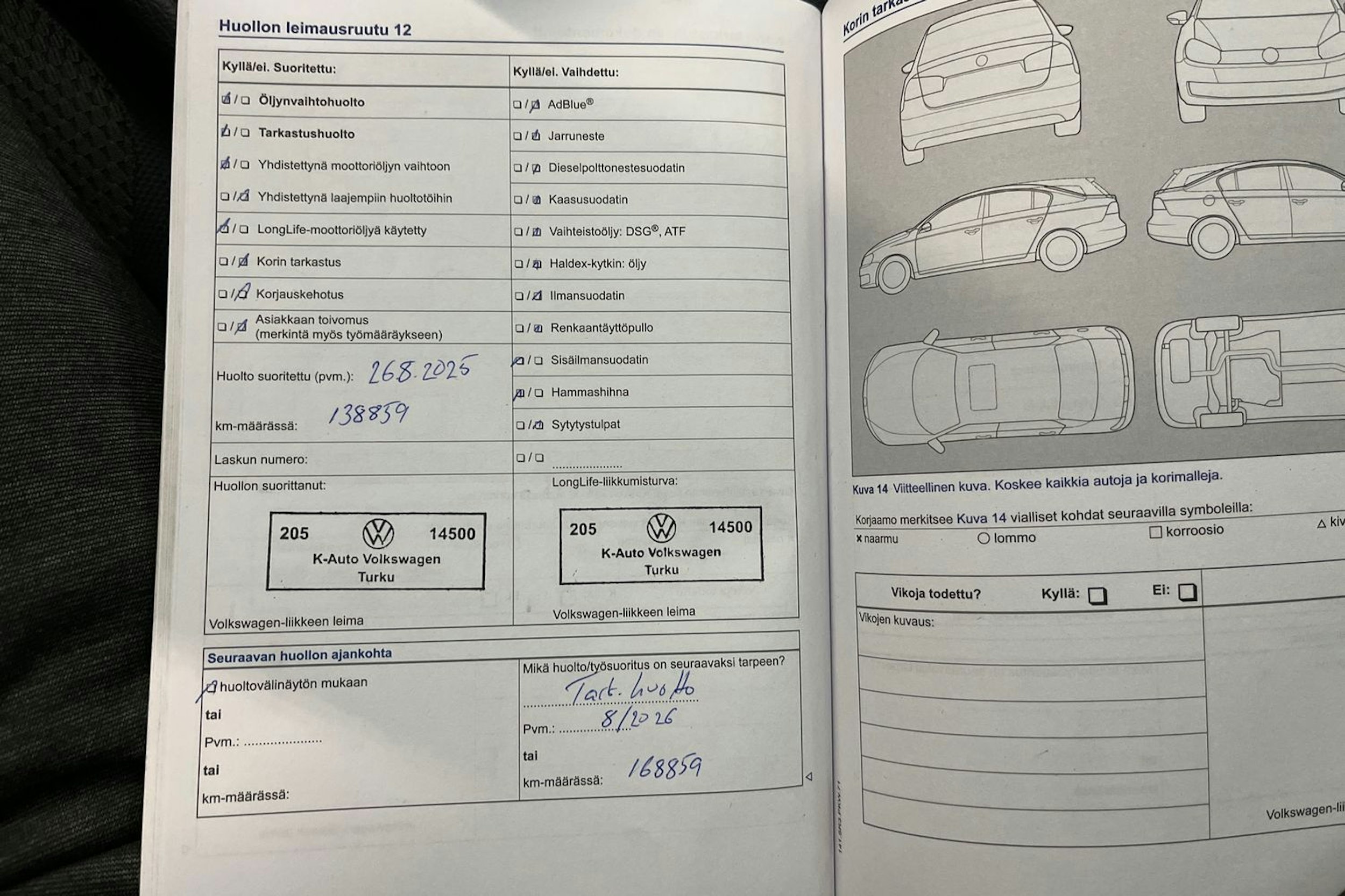 sininen Volkswagen Golf 2013 kuva 28.
