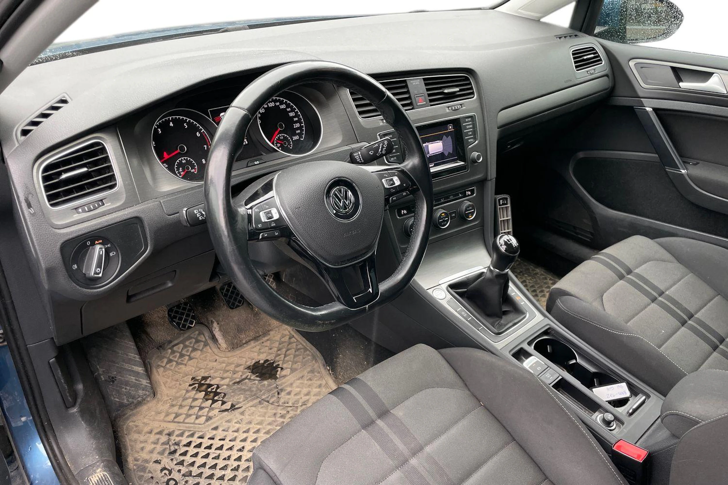 sininen Volkswagen Golf 2014 kuva 3.