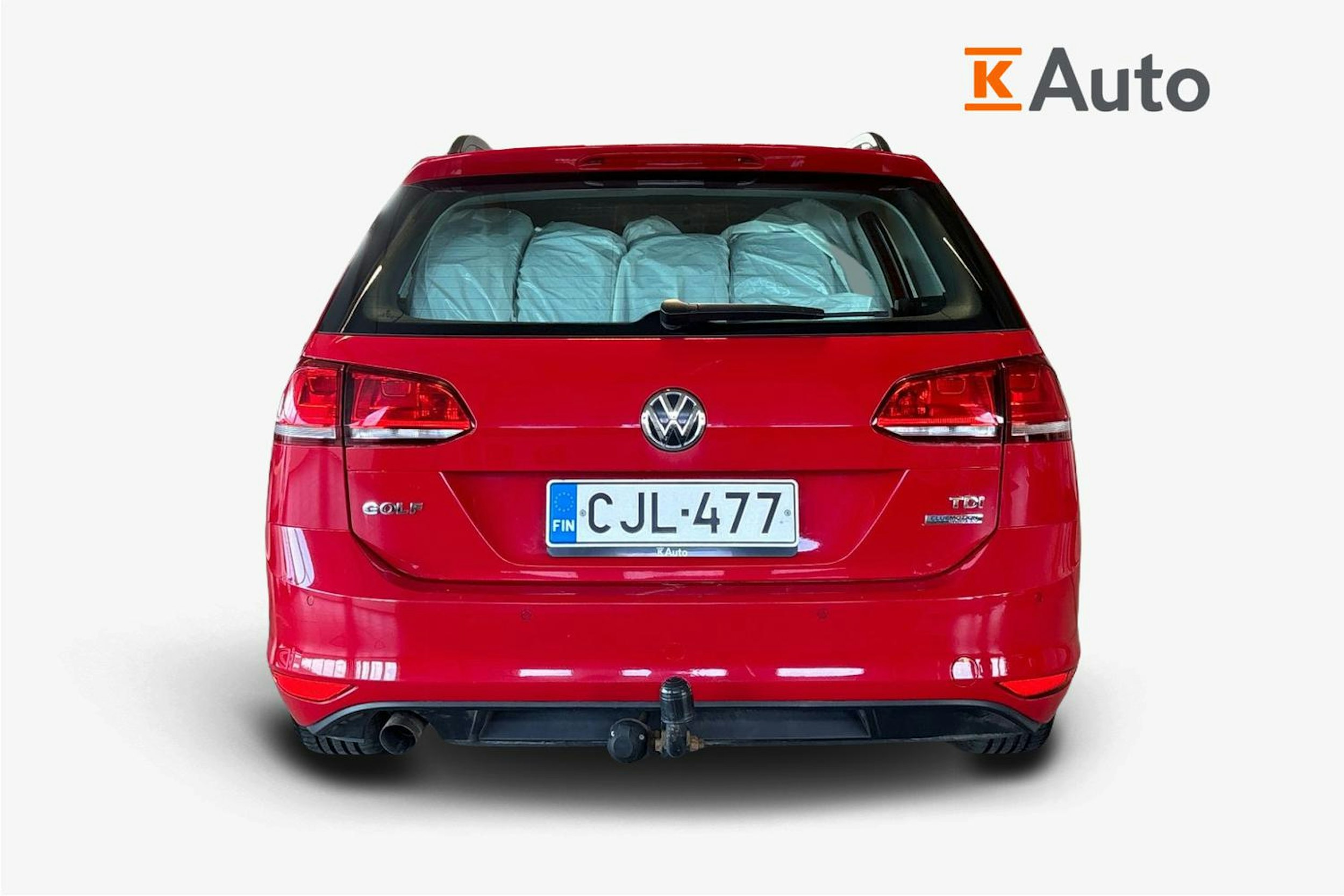 Punainen Volkswagen GOLF 2014 kuva 3.