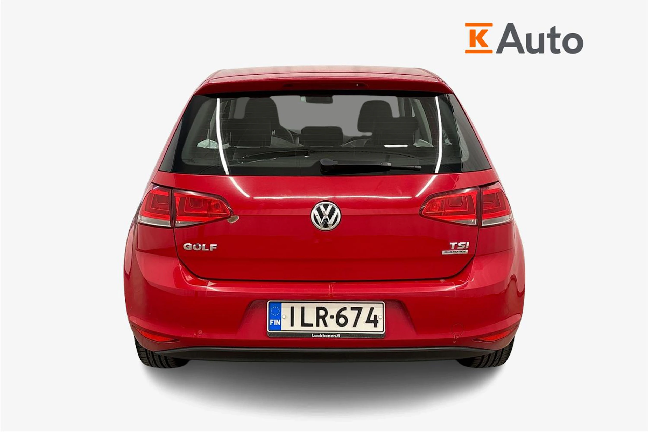 punainen Volkswagen Golf 2014 kuva 4.