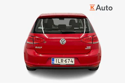 punainen Volkswagen Golf 2014 kuva 4.