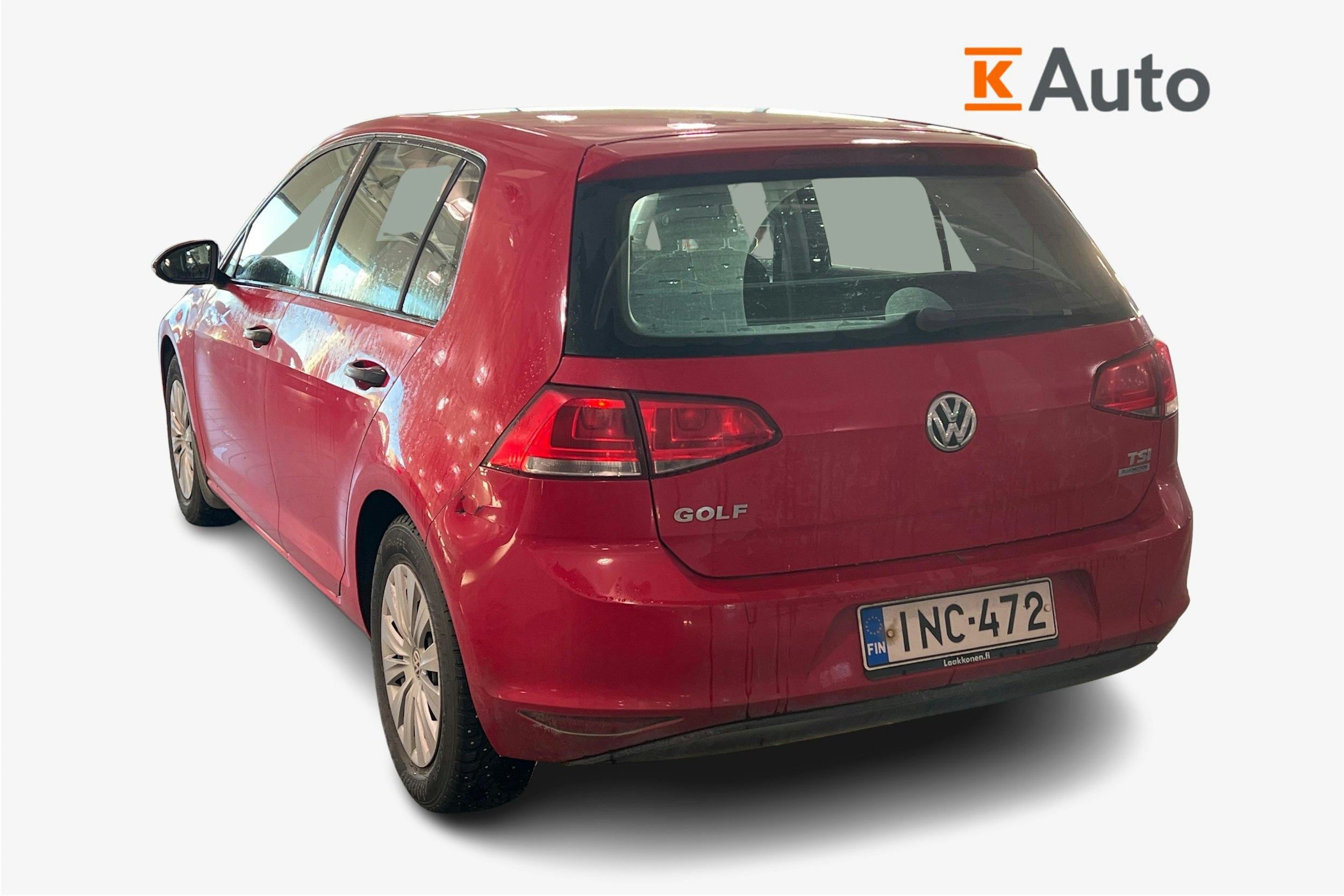 punainen Volkswagen Golf 2014 kuva 2.