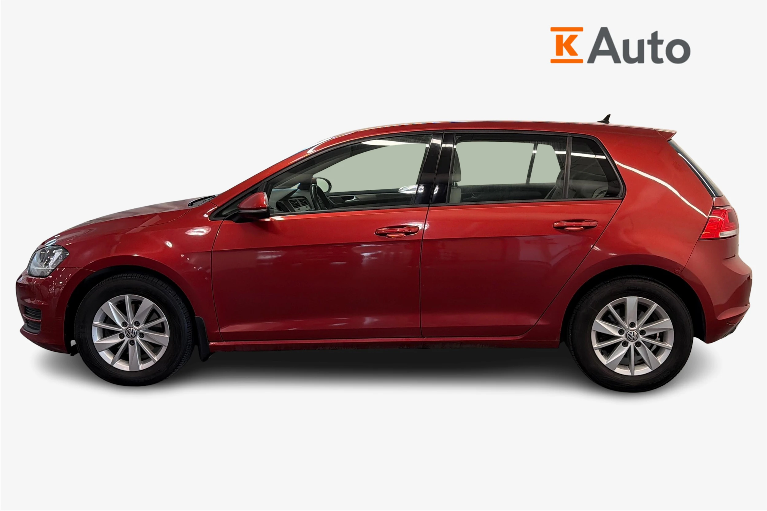 punainen Volkswagen Golf 2014 kuva 5.