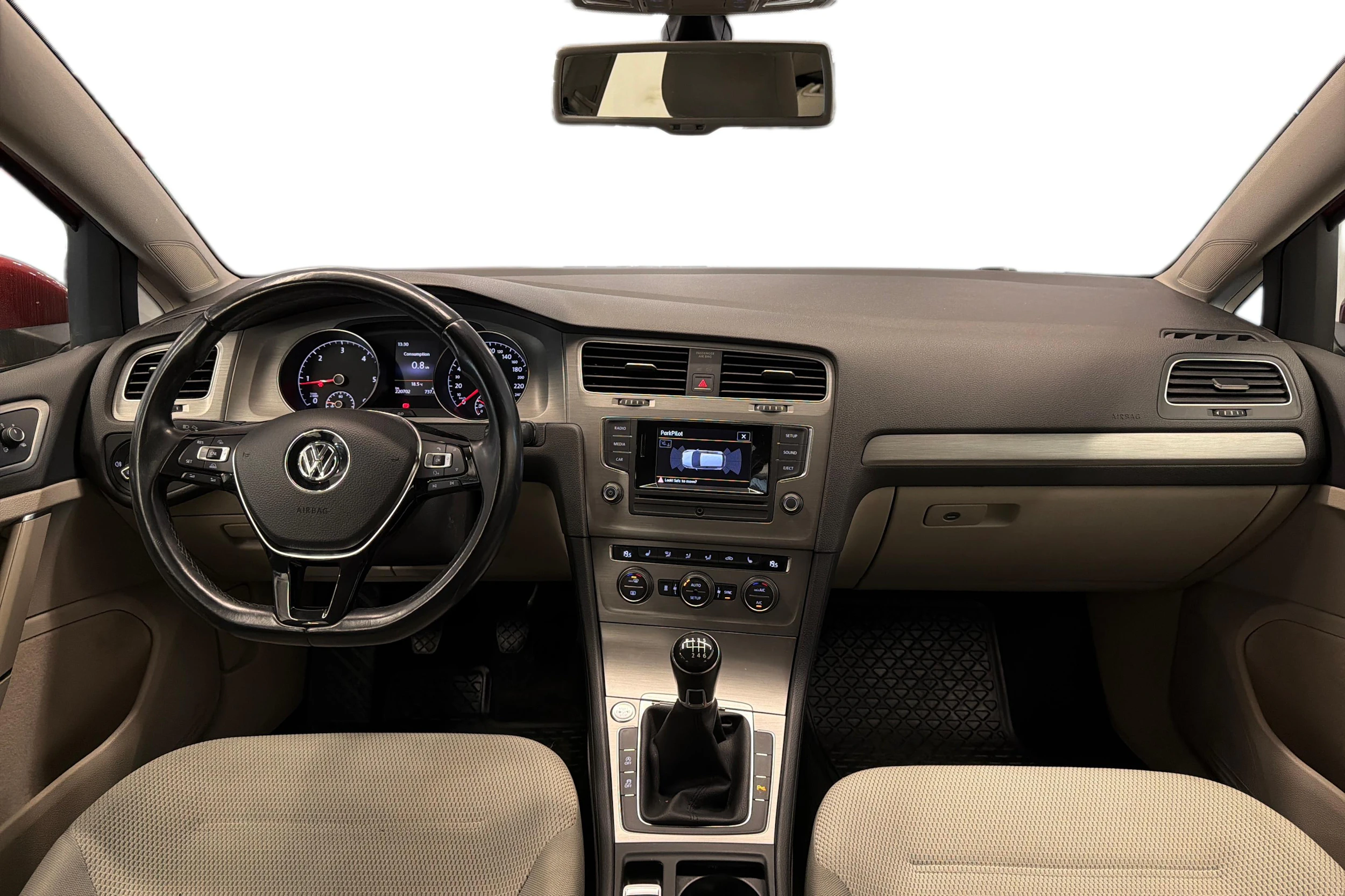punainen Volkswagen Golf 2014 kuva 7.