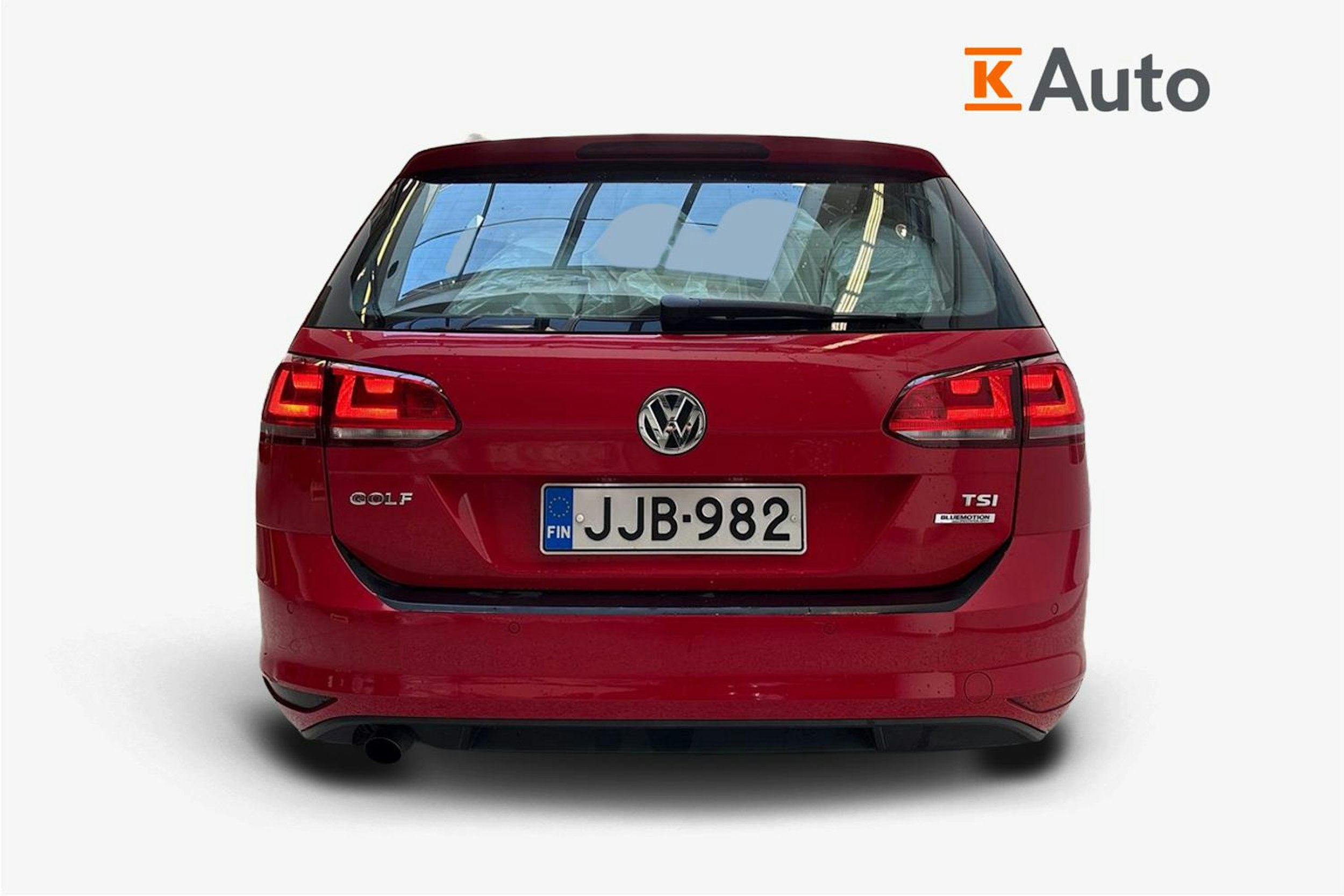 punainen Volkswagen Golf 2014 kuva 3.