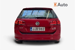 punainen Volkswagen Golf 2014 kuva 3.