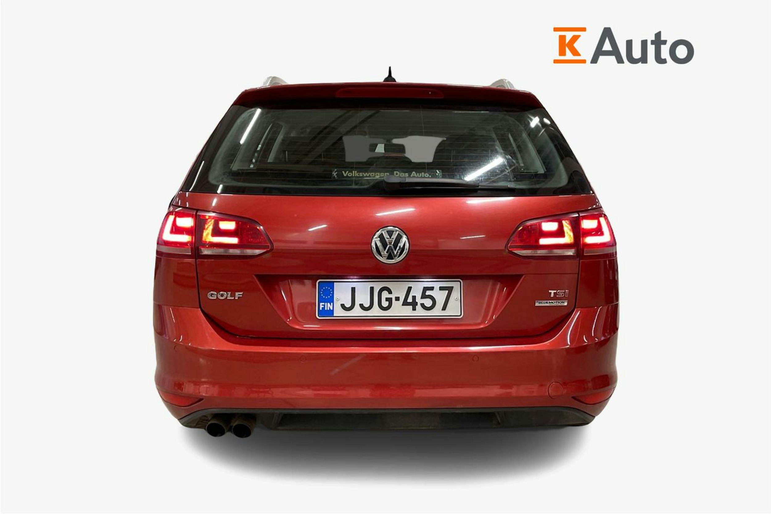 punainen Volkswagen Golf 2014 kuva 3.