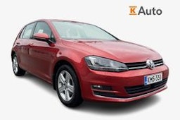punainen Volkswagen Golf 2014 kuva 1.