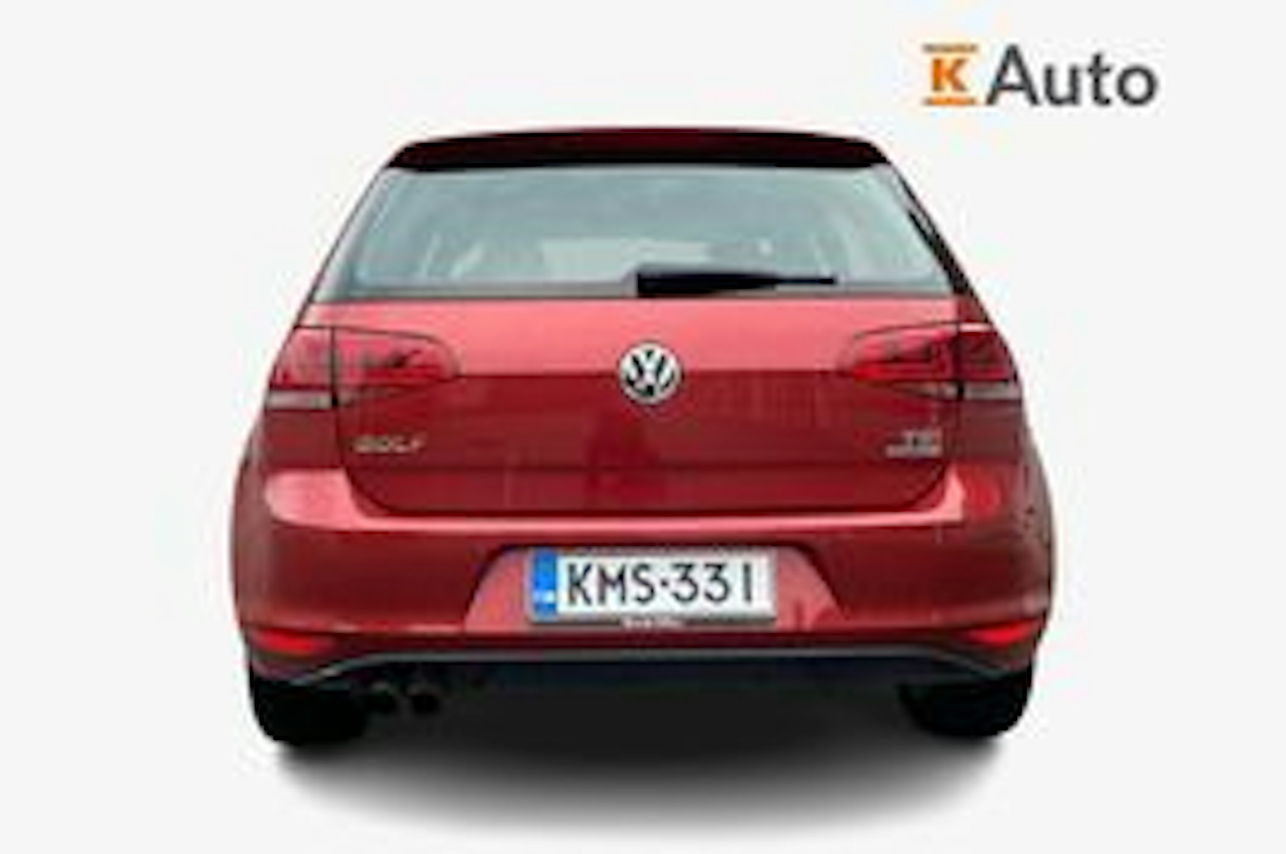 punainen Volkswagen Golf 2014 kuva 3.