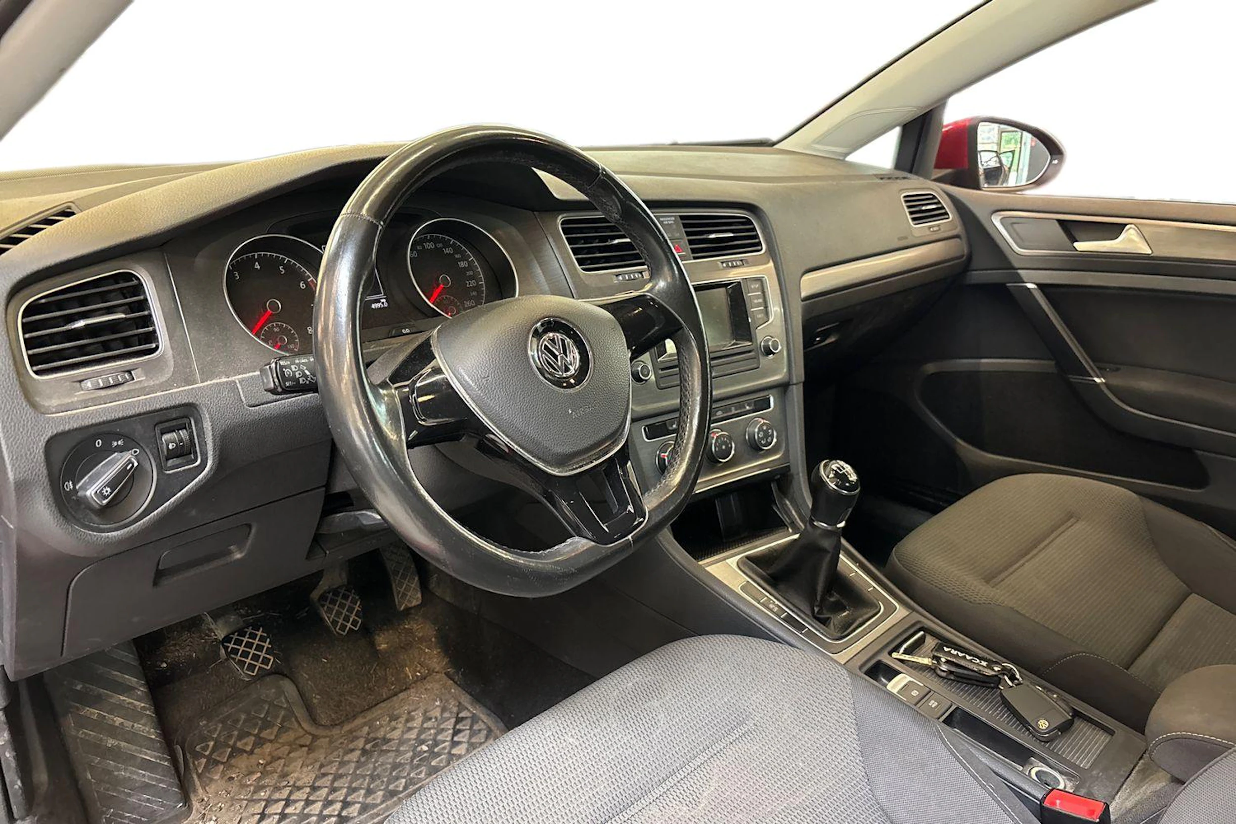 Punainen Volkswagen GOLF 2014 kuva 3.