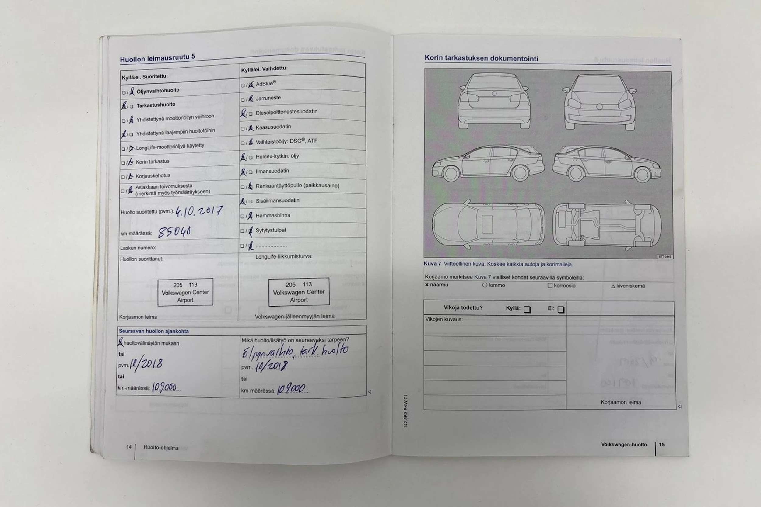 Valkoinen Volkswagen GOLF 2014 kuva 42.