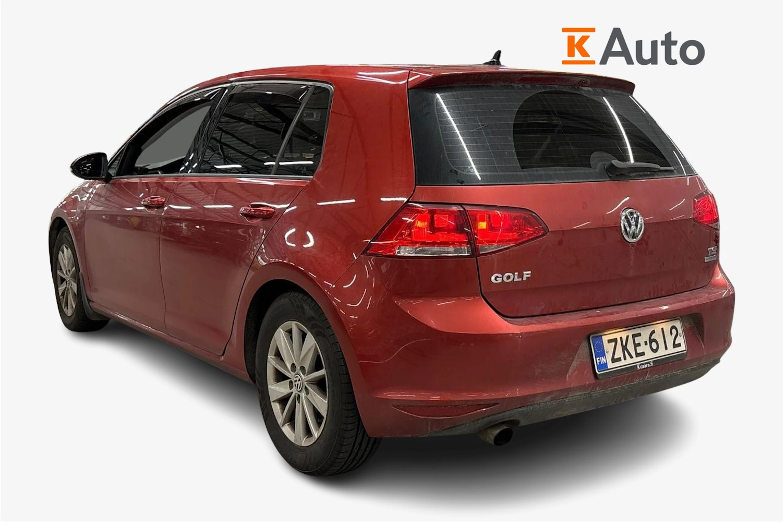 punainen Volkswagen Golf 2014 kuva 2.