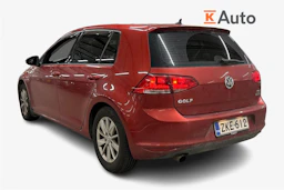 punainen Volkswagen Golf 2014 kuva 2.