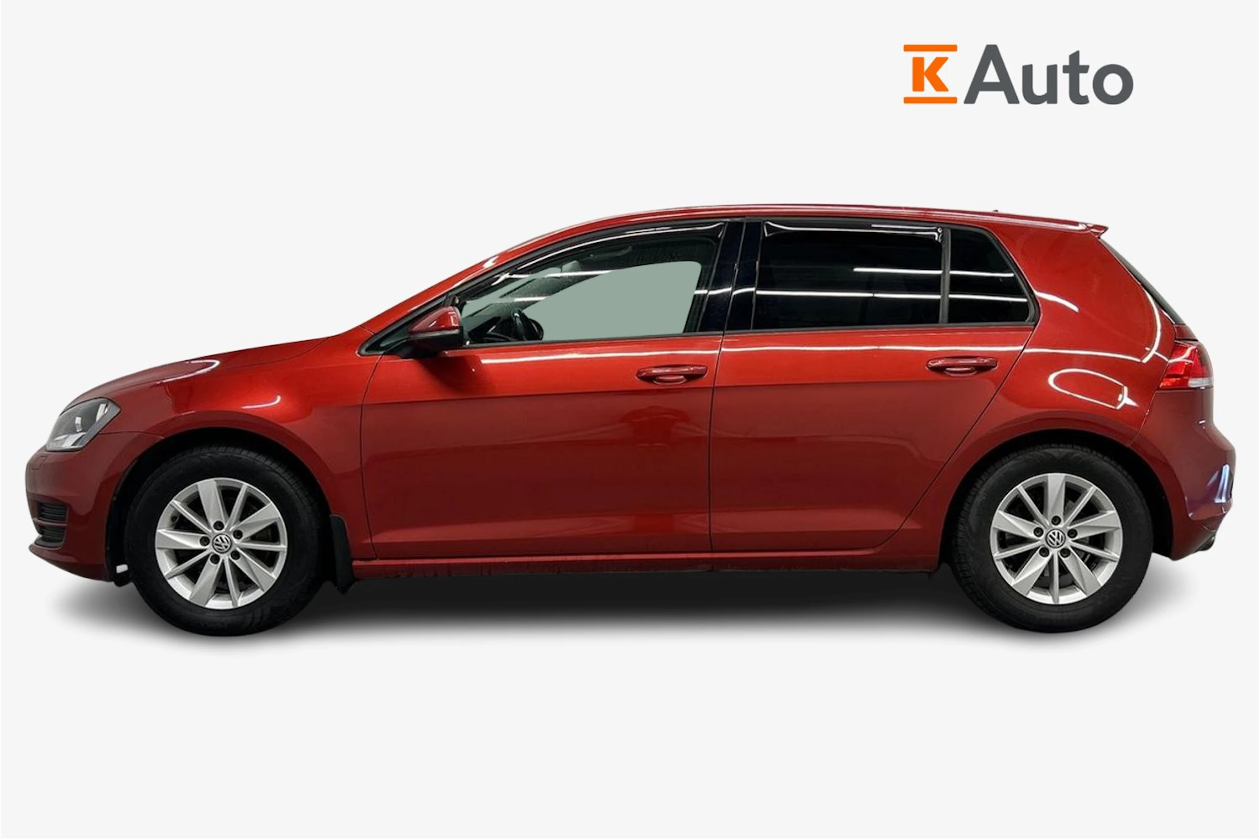 punainen Volkswagen Golf 2014 kuva 5.