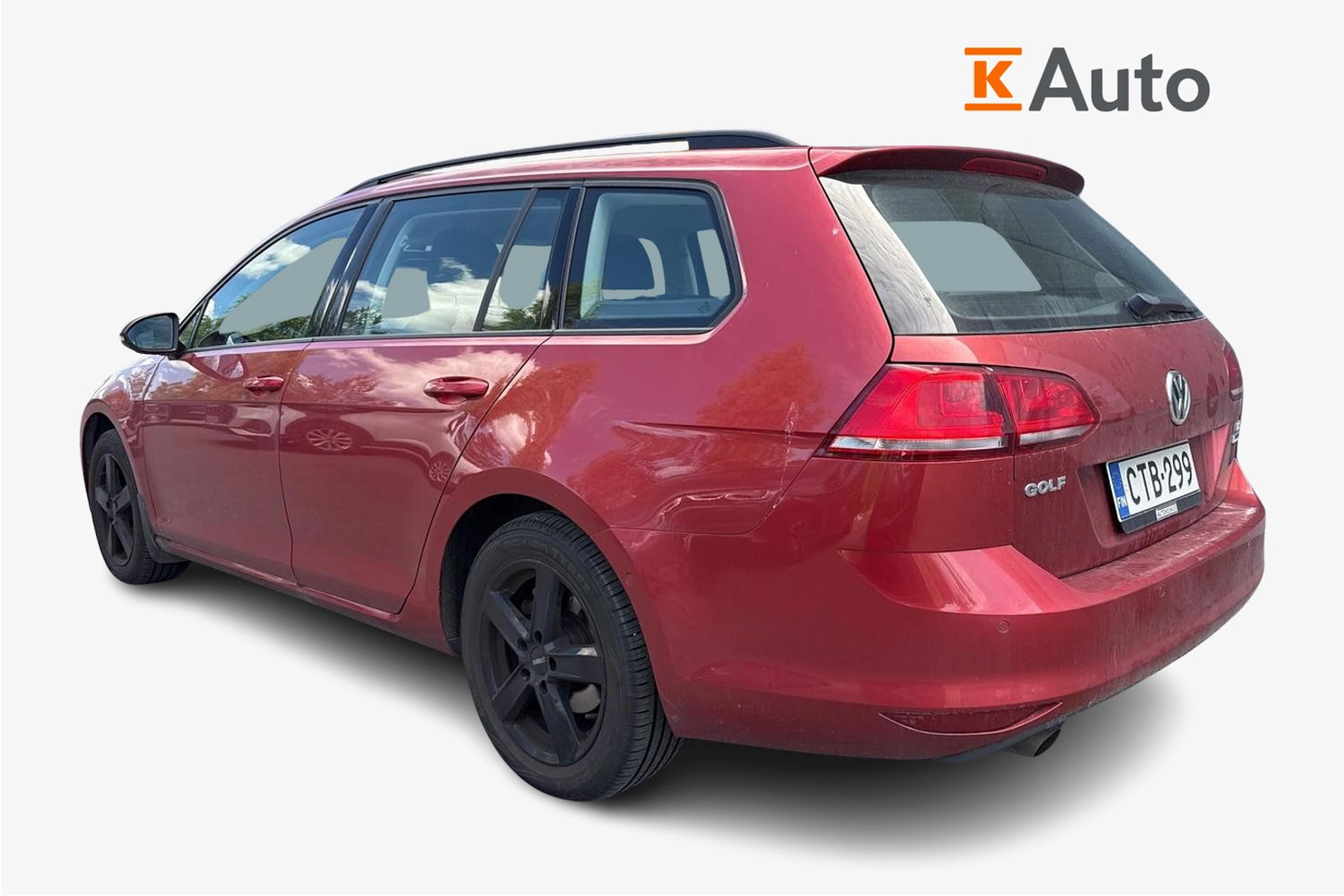 punainen Volkswagen Golf 2015 kuva 2.
