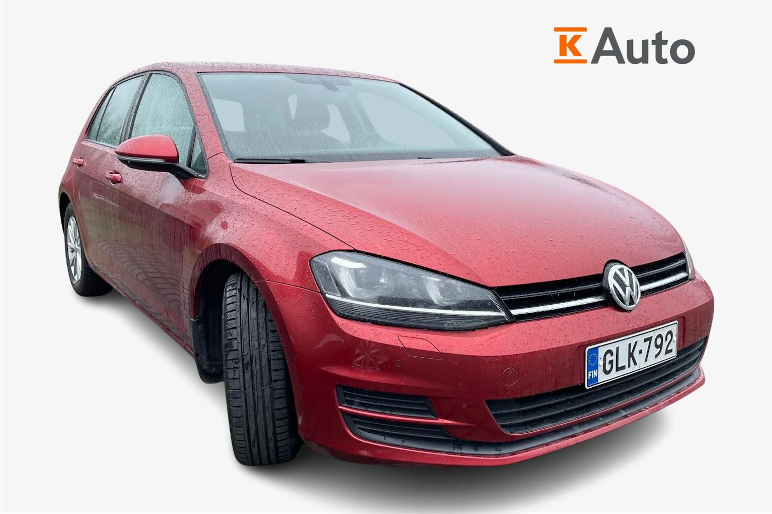 punainen Volkswagen Golf 2015 kuva 1.