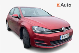 punainen Volkswagen Golf 2015 kuva 1.