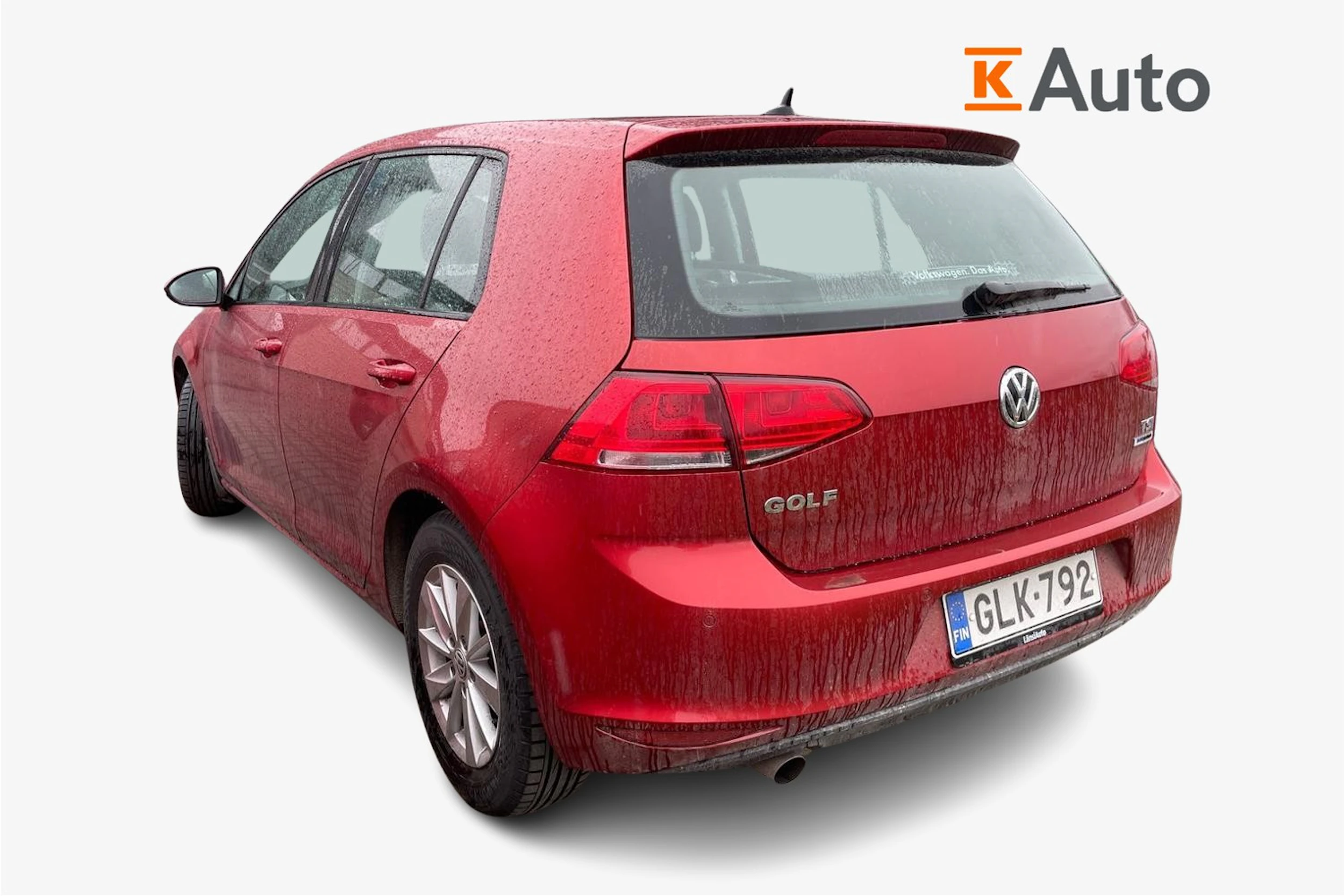 punainen Volkswagen Golf 2015 kuva 2.