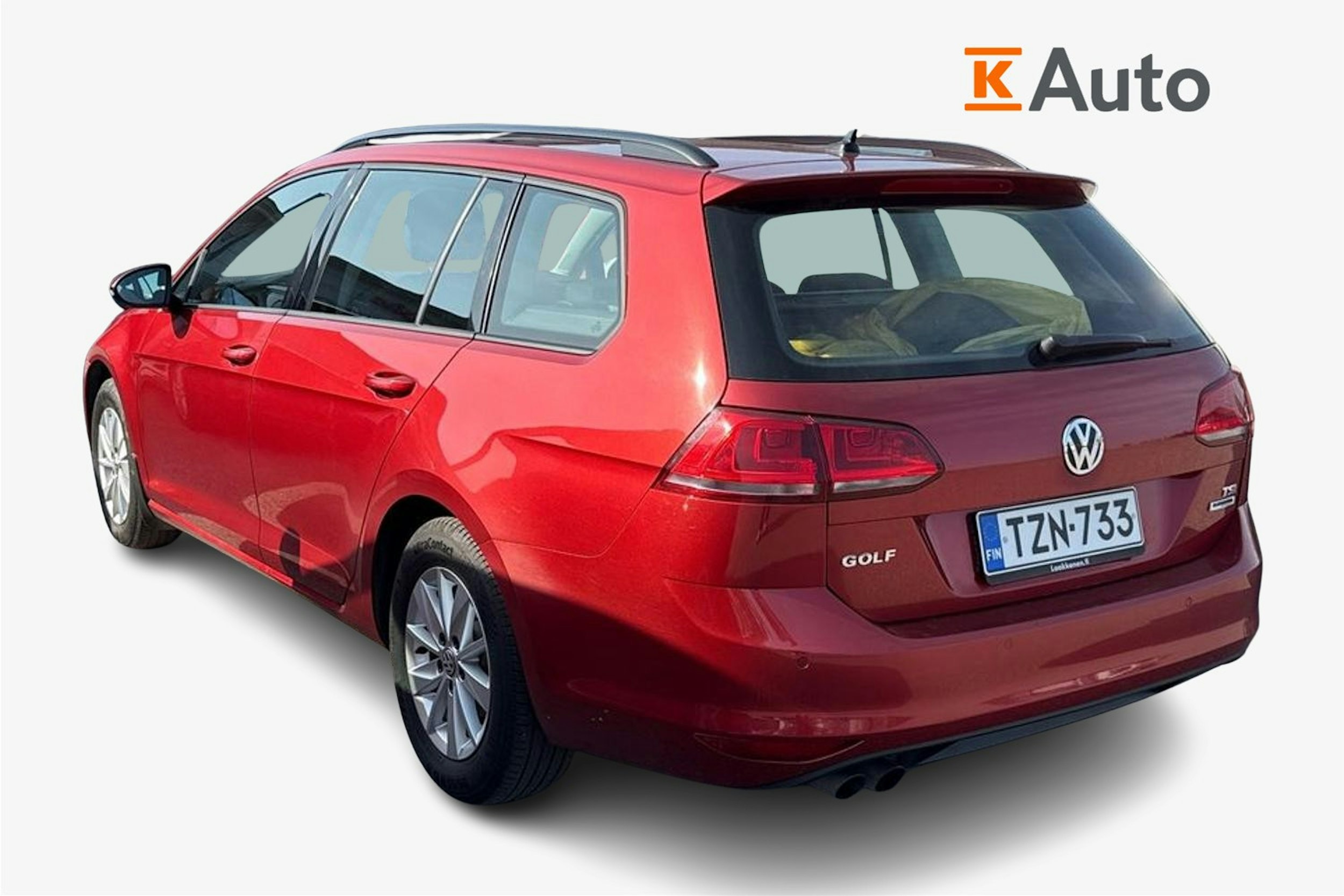 punainen Volkswagen Golf 2015 kuva 2.