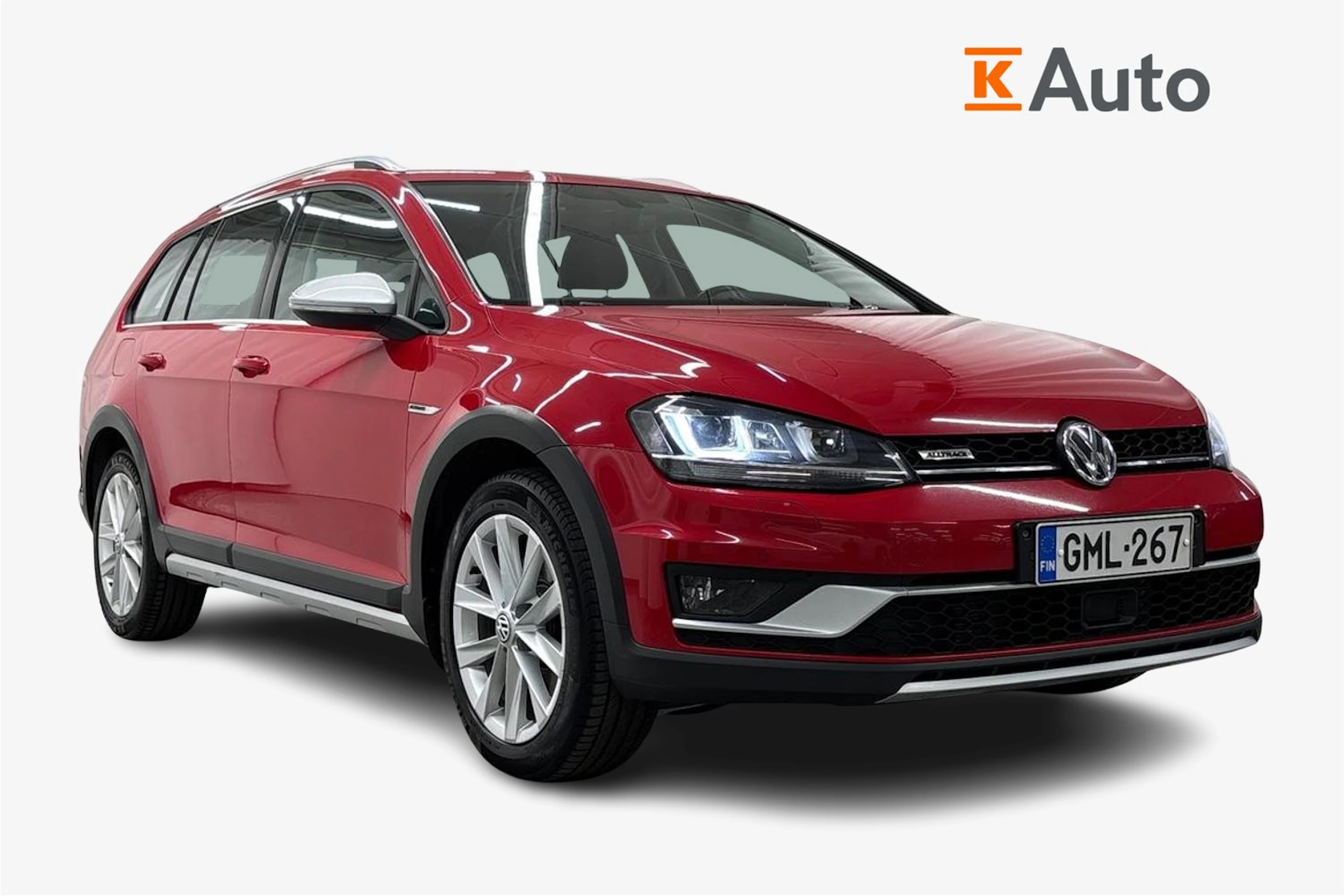 punainen Volkswagen Golf 2017 kuva 1.