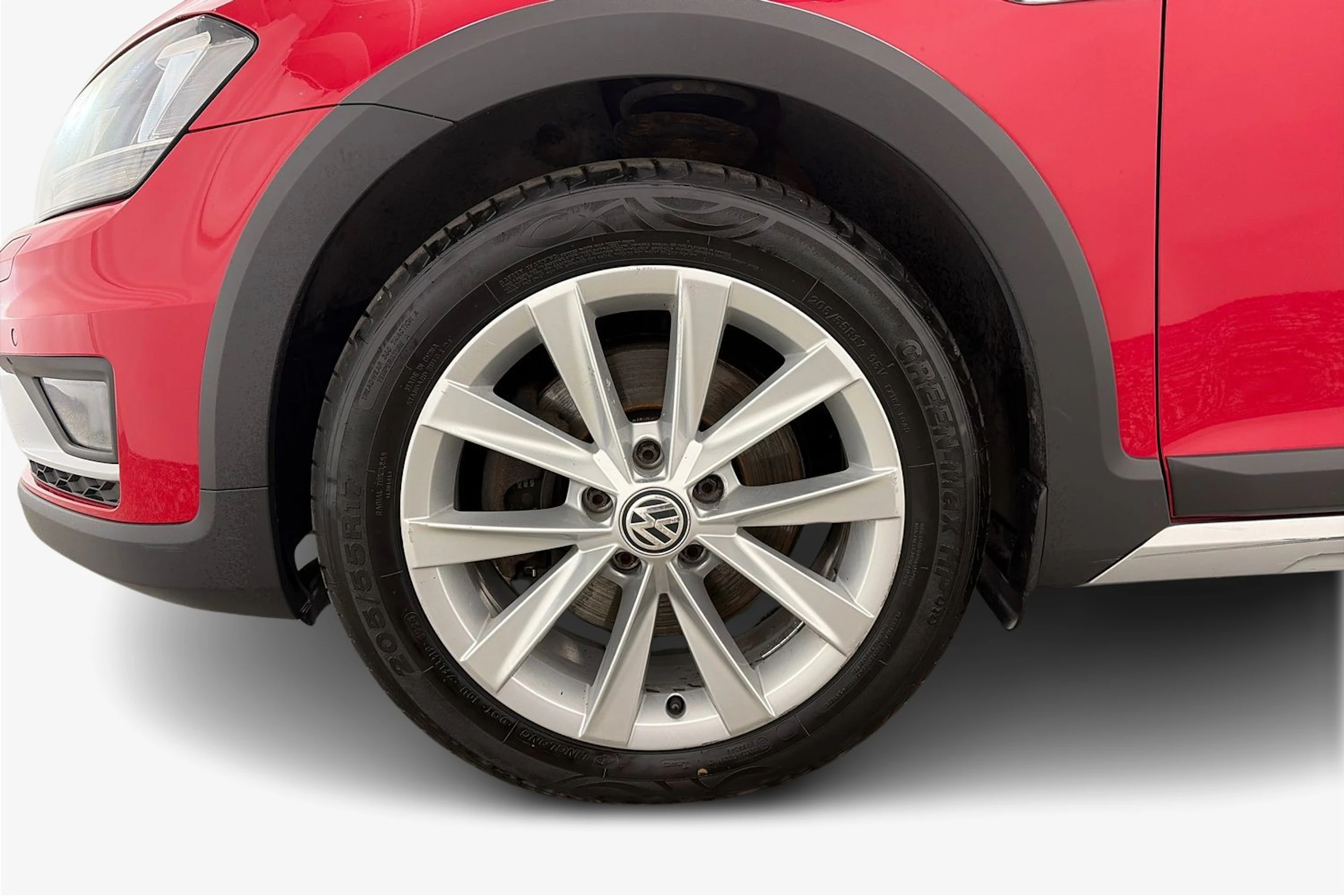 punainen Volkswagen Golf 2016 kuva 9.