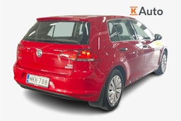 punainen Volkswagen Golf 2016 kuva 2.