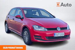 punainen Volkswagen Golf 2016 kuva 1.