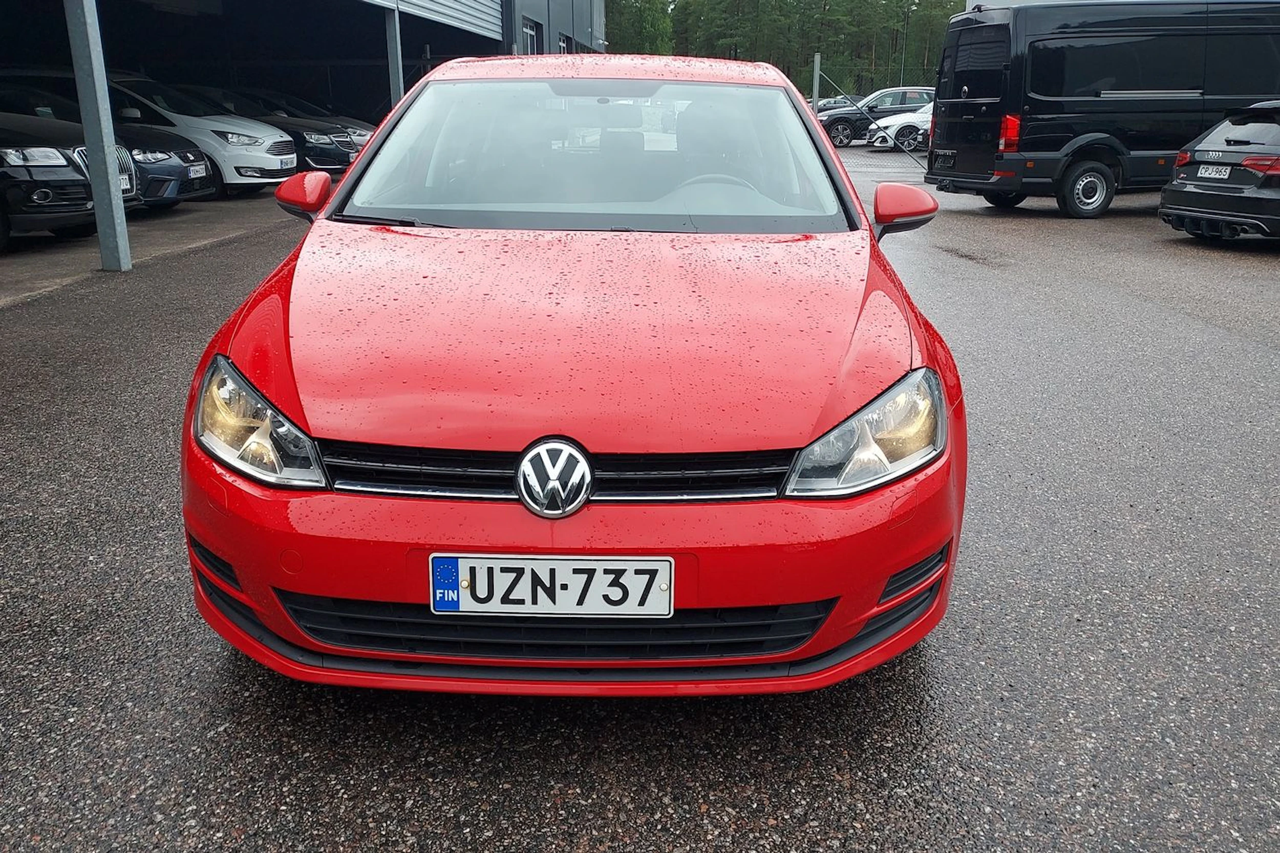 punainen Volkswagen Golf 2016 kuva 5.
