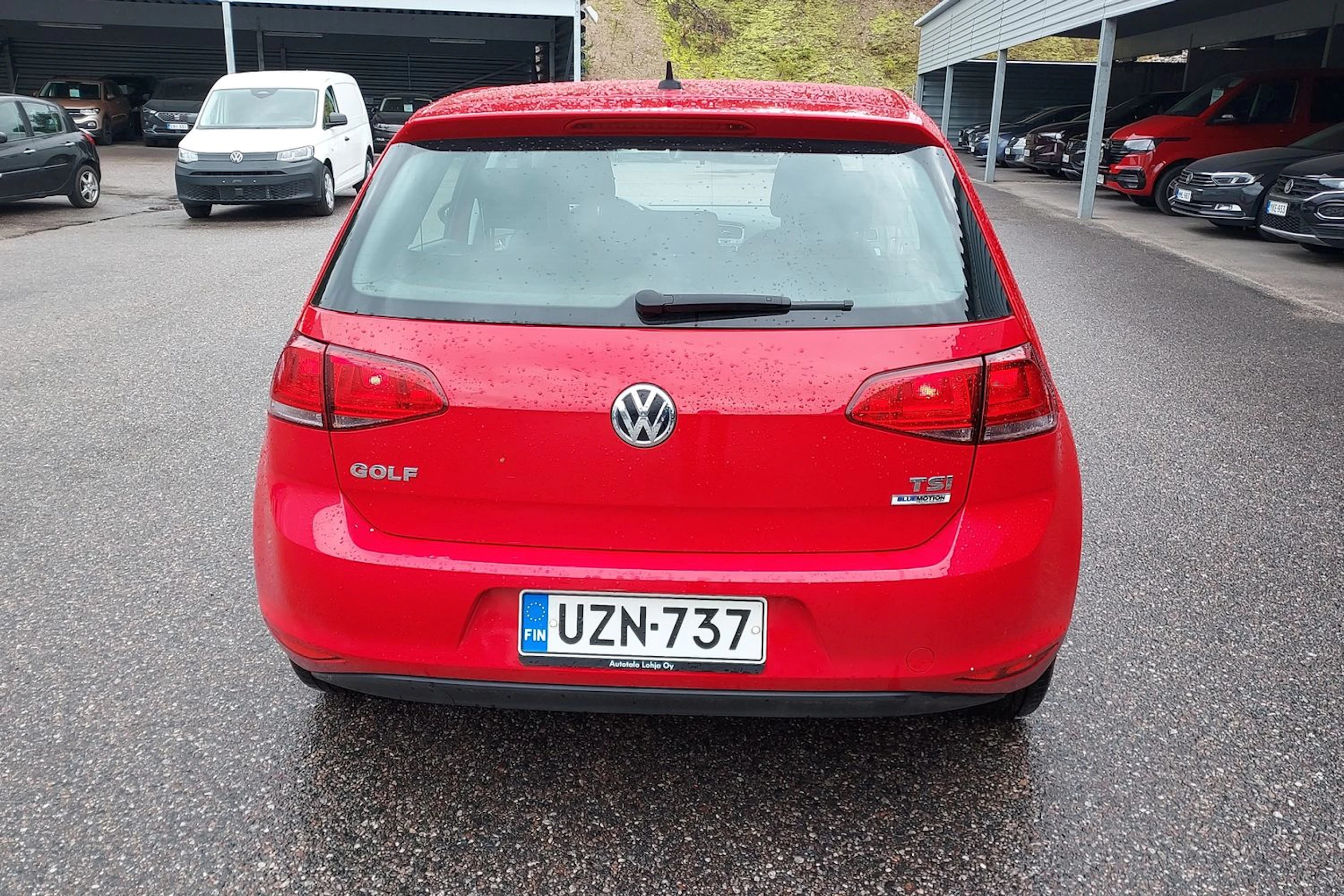 punainen Volkswagen Golf 2016 kuva 7.