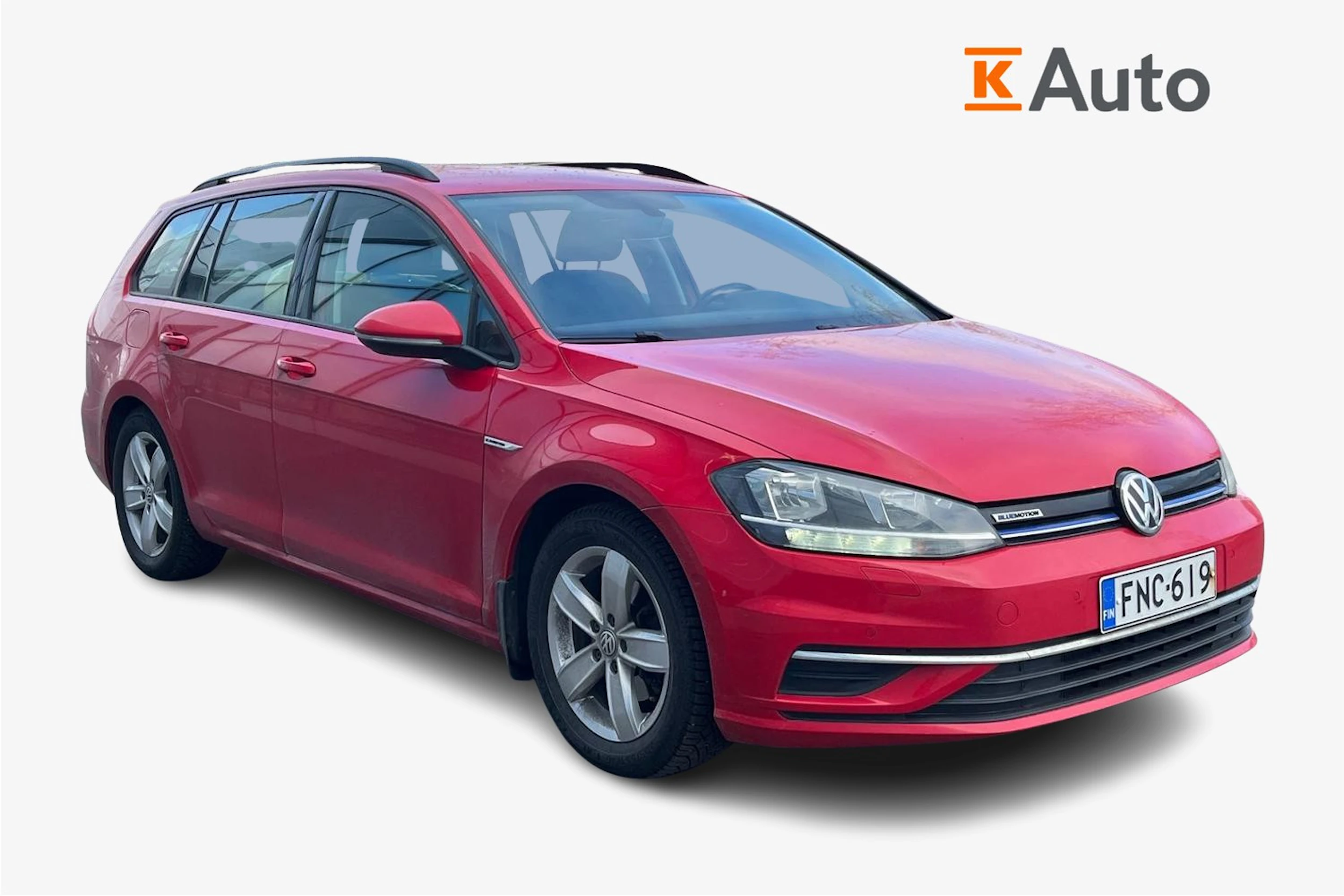 punainen Volkswagen Golf 2017 kuva 1.