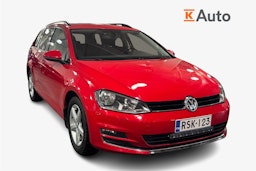 Punainen Volkswagen Golf 2017 kuva 1.