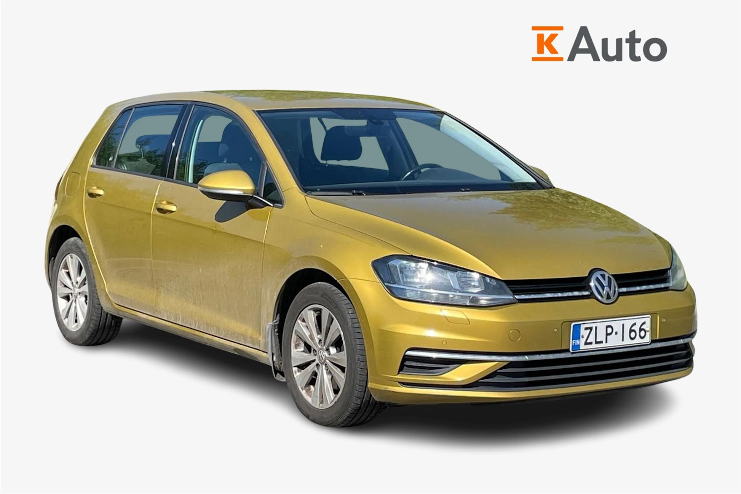 Keltainen Volkswagen GOLF 2017 kuva 1.