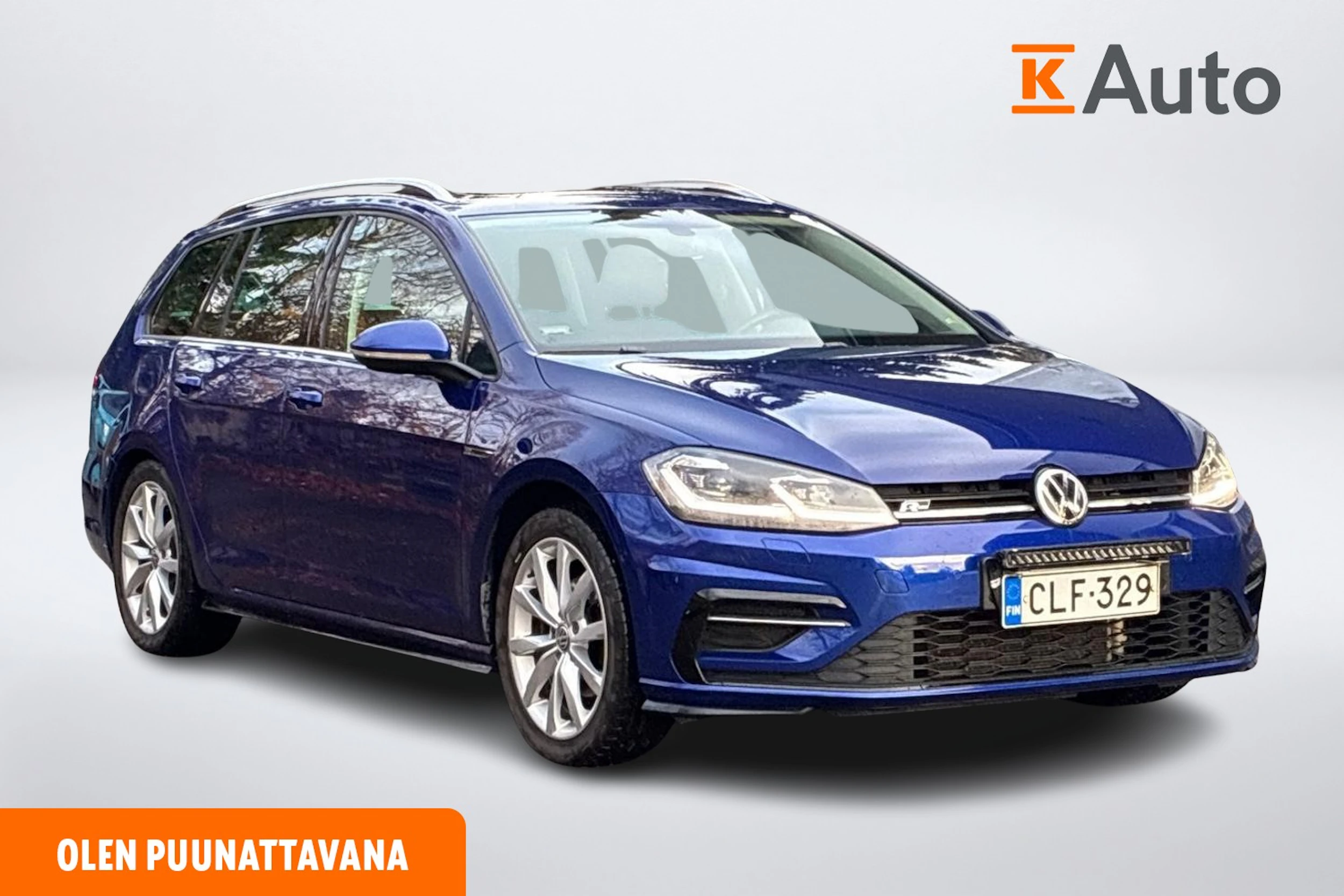 sininen Volkswagen Golf 2018 kuva 1.