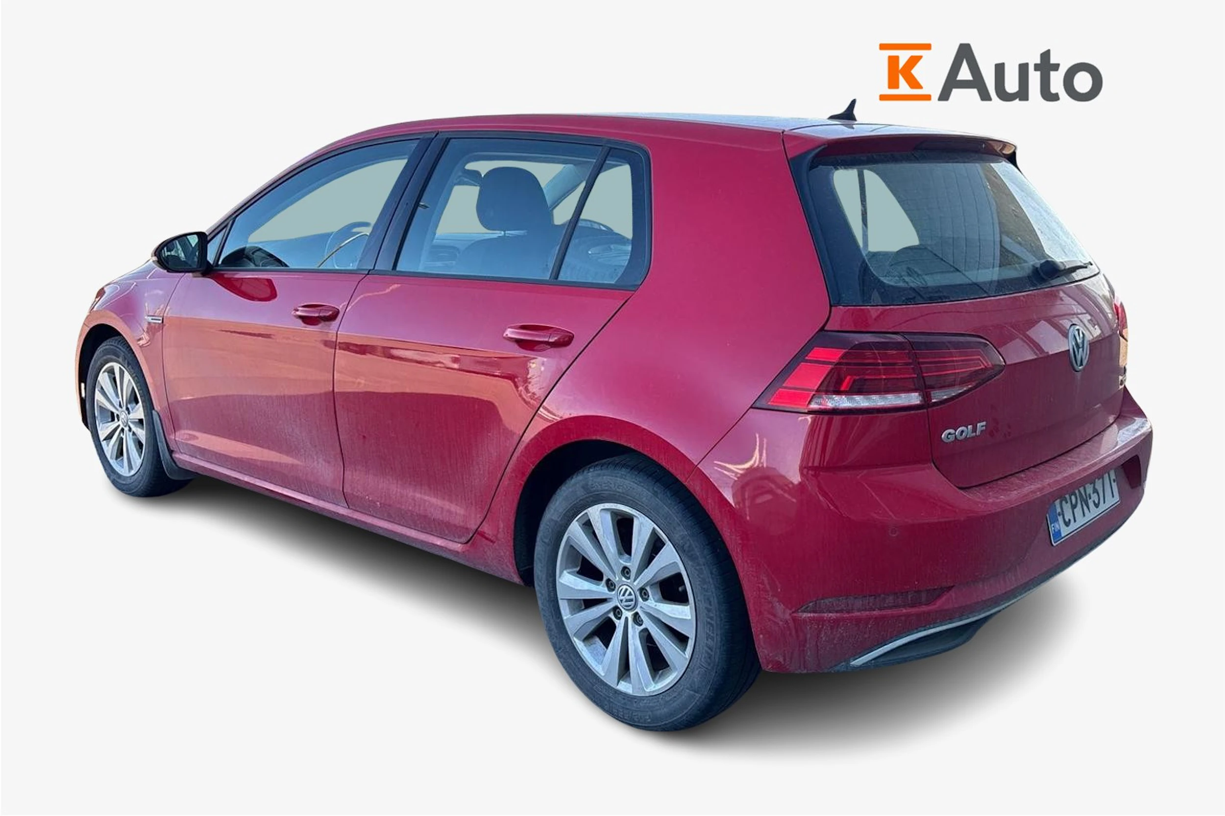 Punainen Volkswagen GOLF 2018 kuva 2.