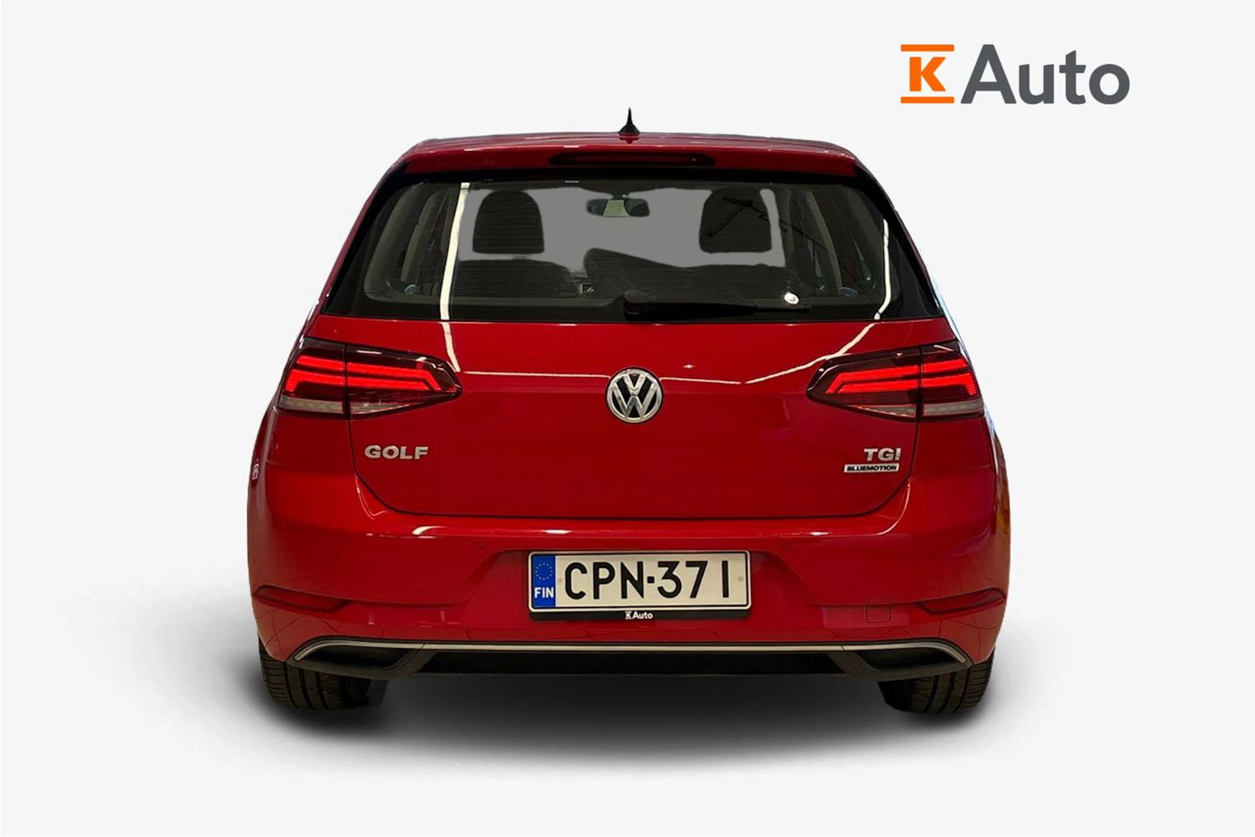 Punainen Volkswagen GOLF 2018 kuva 4.