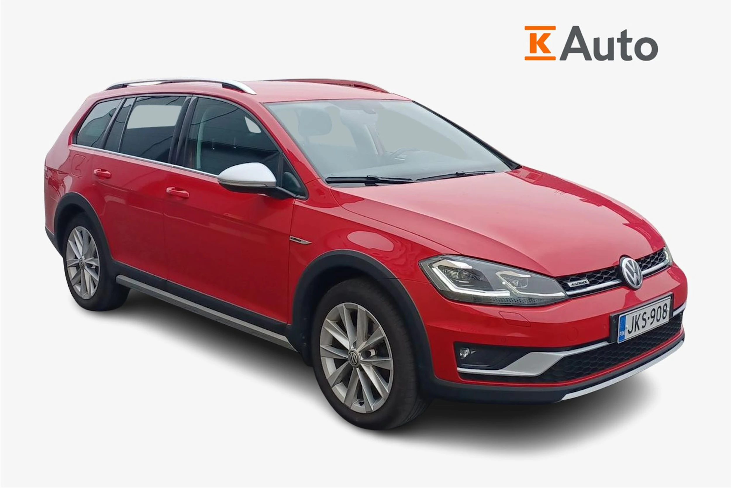 punainen Volkswagen Golf 2018 kuva 1.