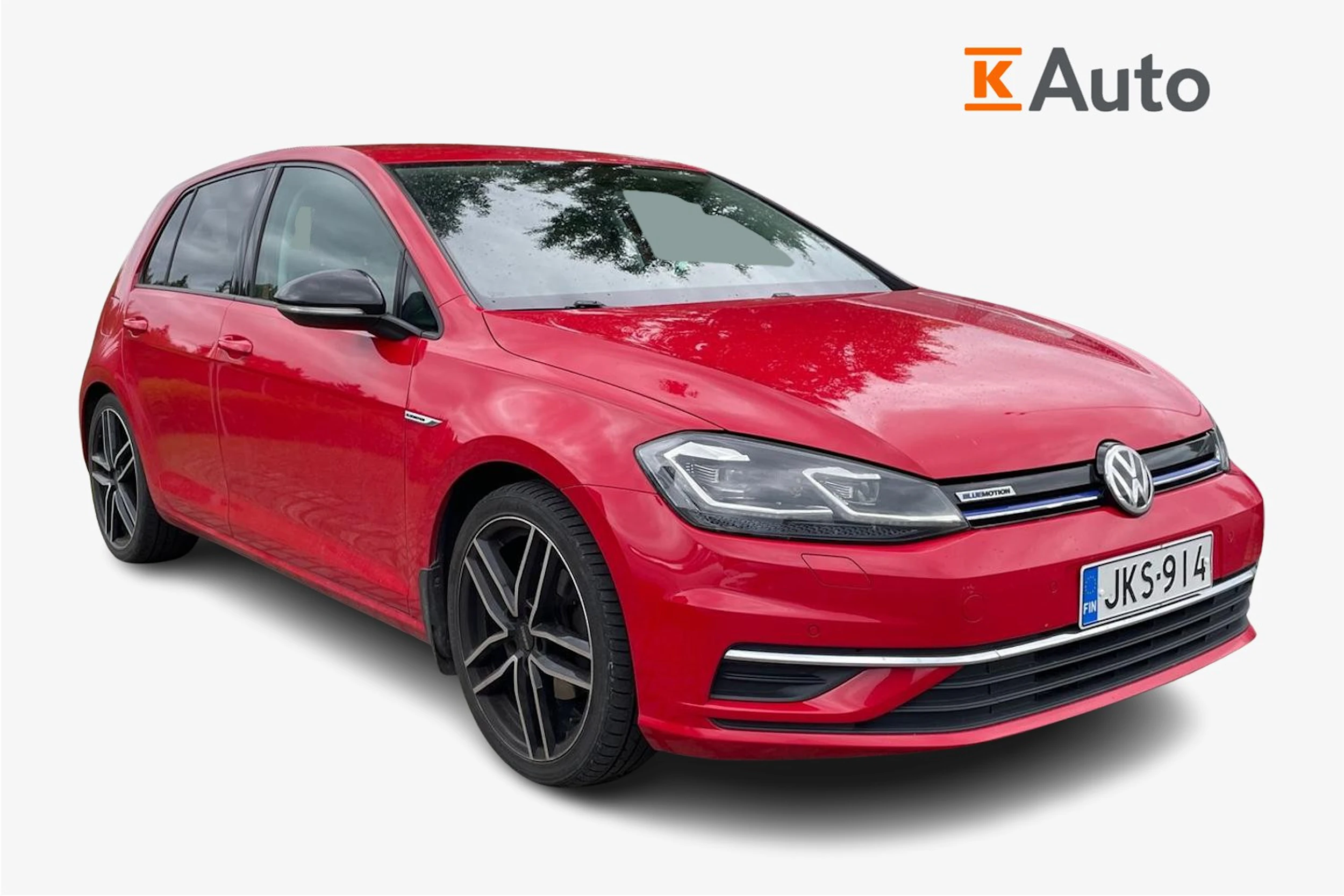 punainen Volkswagen Golf 2018 kuva 1.