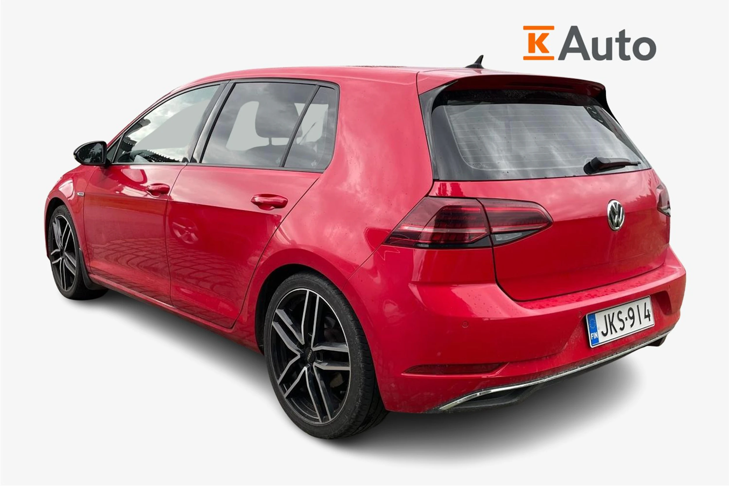 punainen Volkswagen Golf 2018 kuva 2.