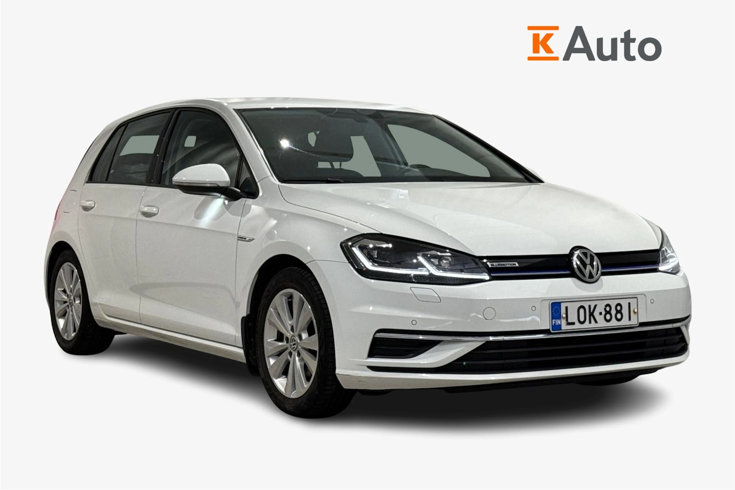 valkoinen Volkswagen Golf 2018 kuva 1.
