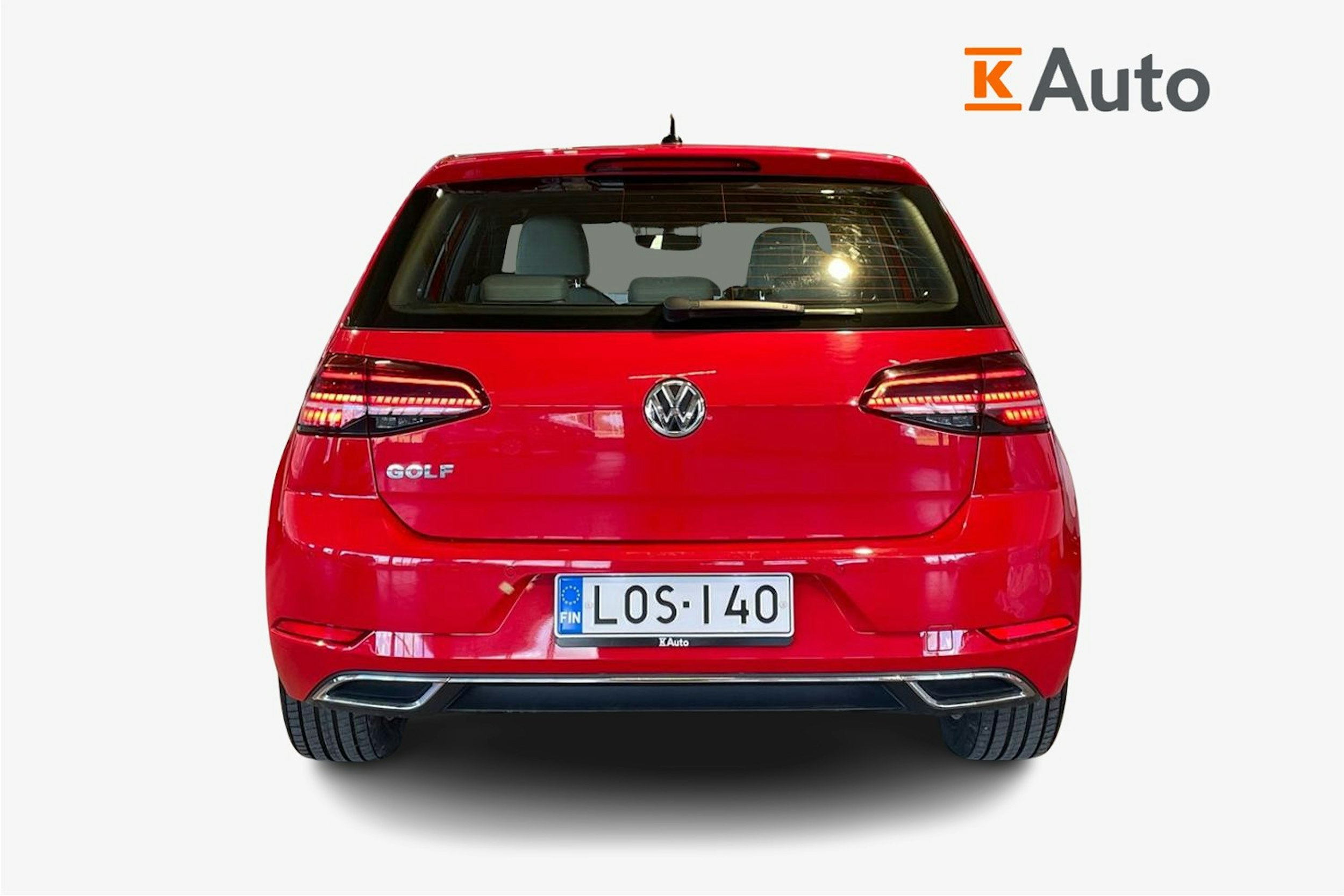 punainen Volkswagen Golf 2018 kuva 3.