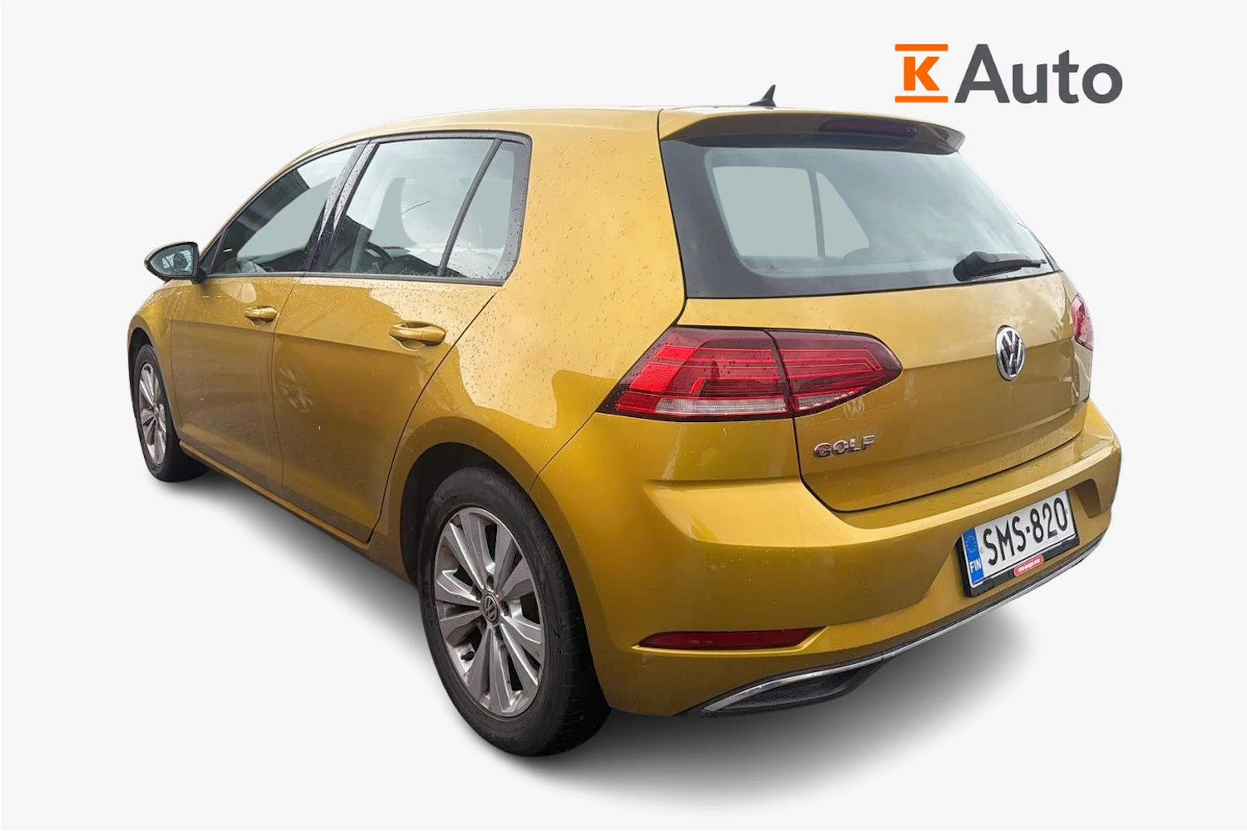 keltainen Volkswagen Golf 2018 kuva 2.