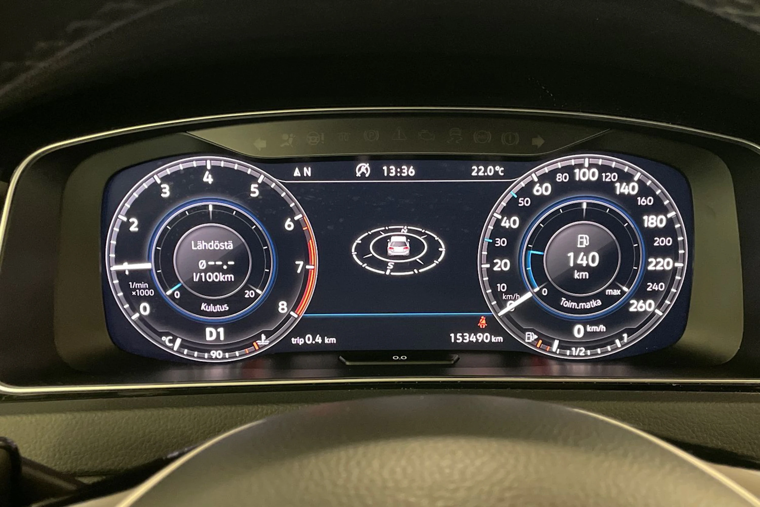 sininen Volkswagen Golf 2018 kuva 13.
