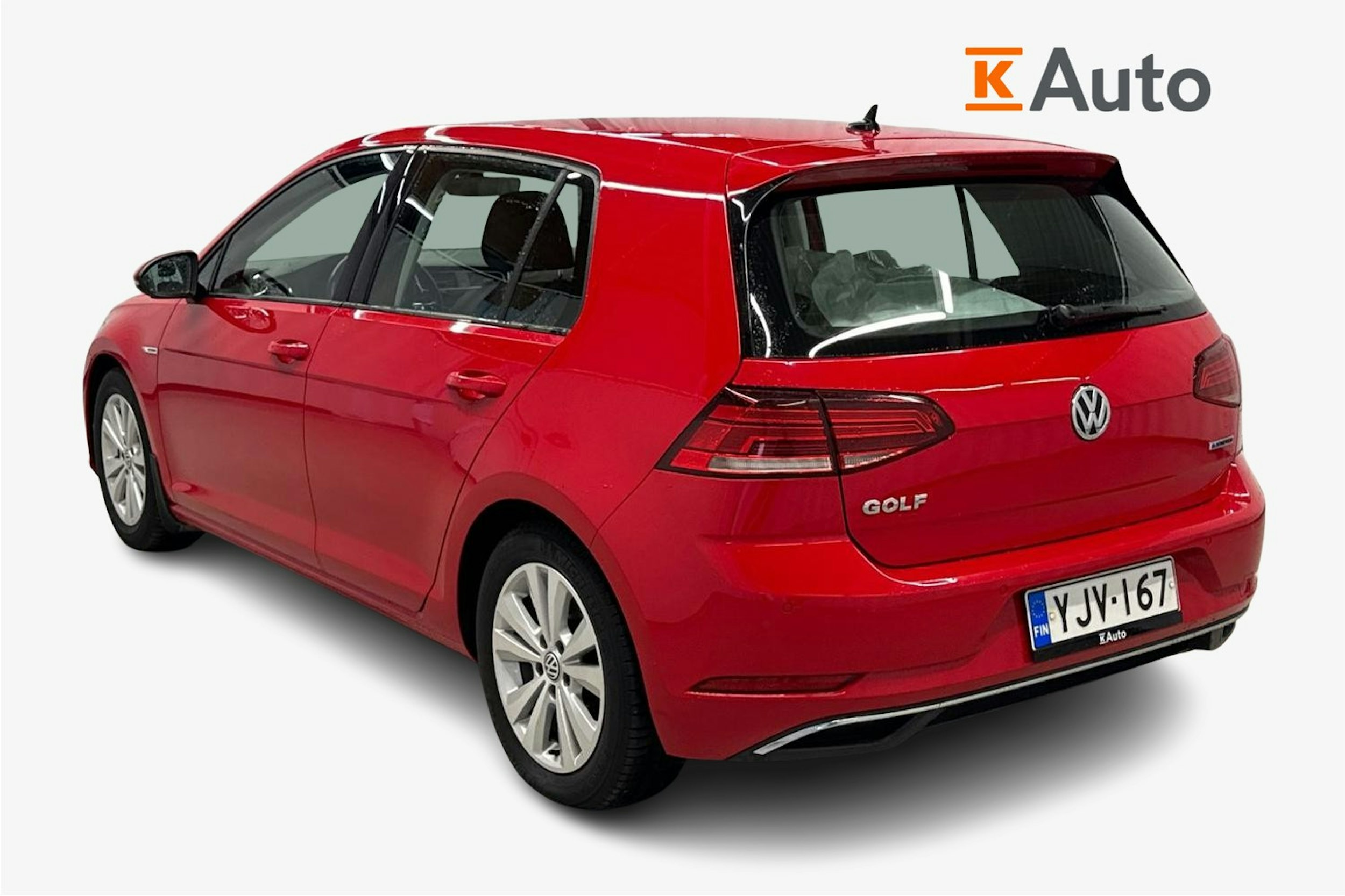 punainen Volkswagen Golf 2018 kuva 2.
